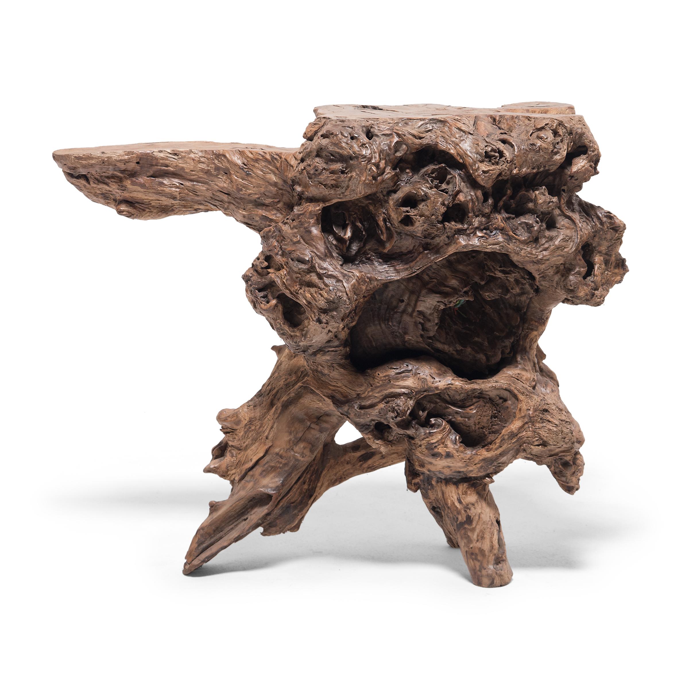 Qing Chinese Gnarled Root Table, circa 1900