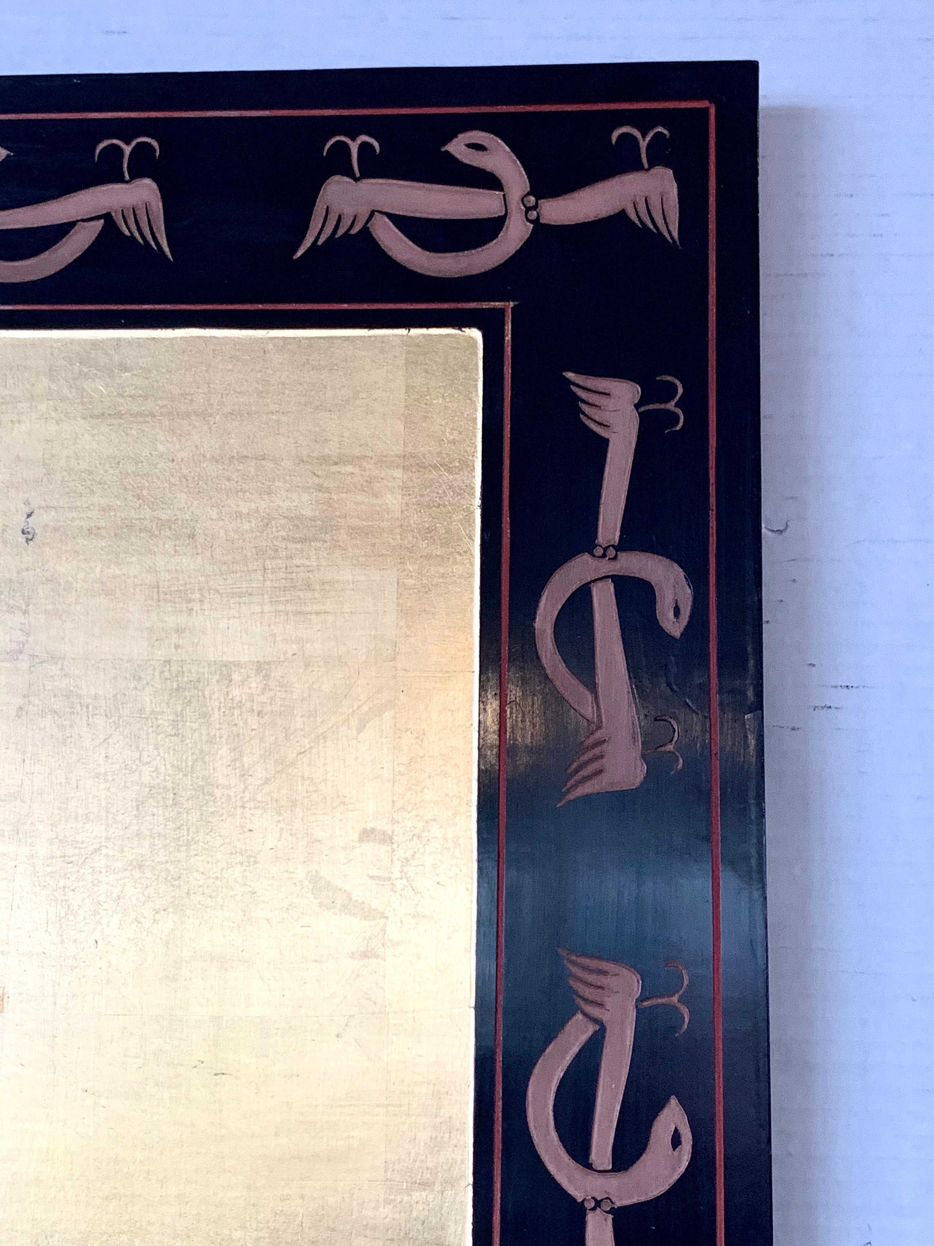 Chinese Gold Leaf Four Panel Room Divider Screen 2