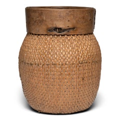 Chinese Good Fortune River Basket, circa 1900