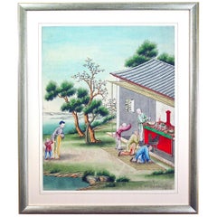 Chinese Gouache and Watercolor Painting, circa 1850-1880