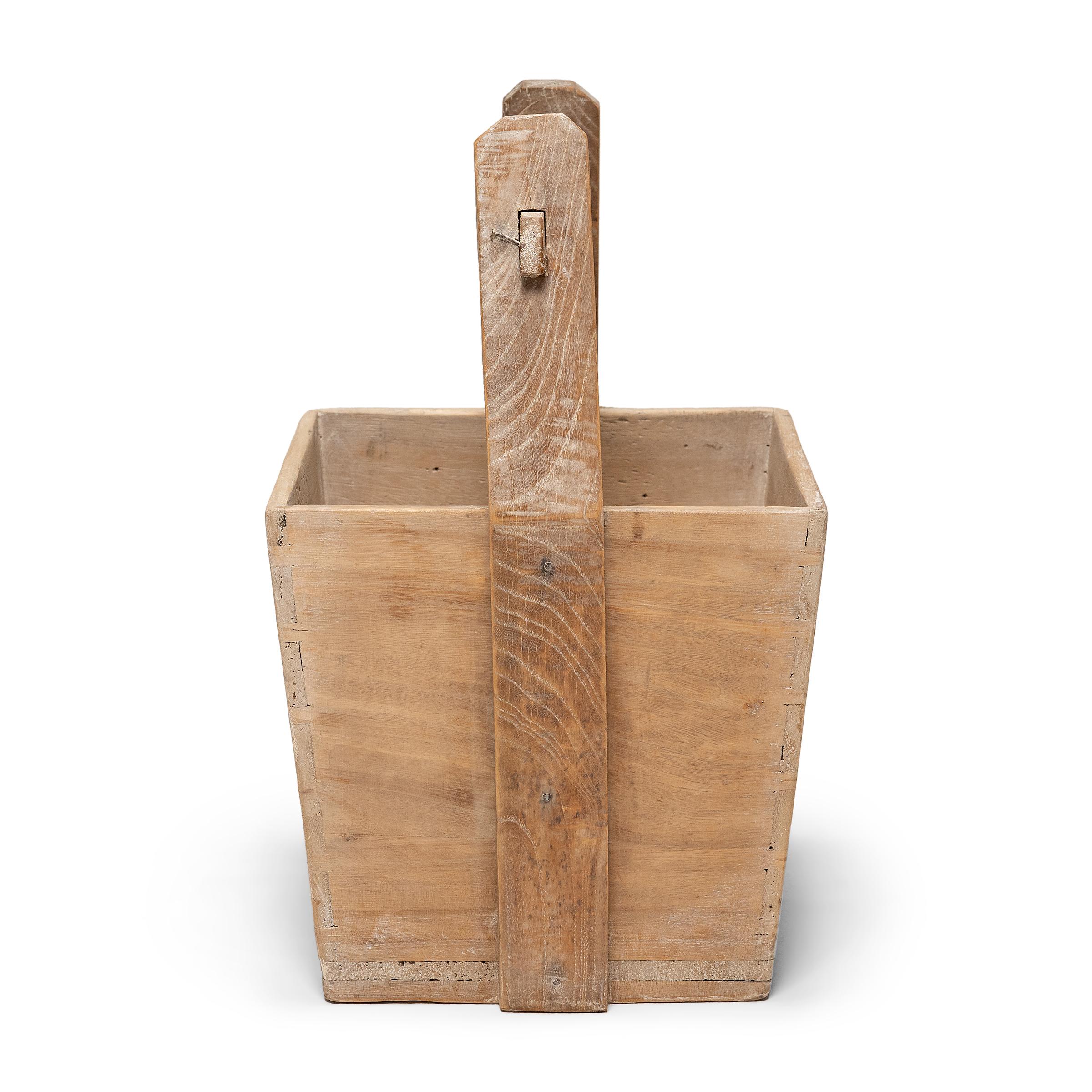 Rustic Chinese Grain Storage Container, c. 1850 For Sale
