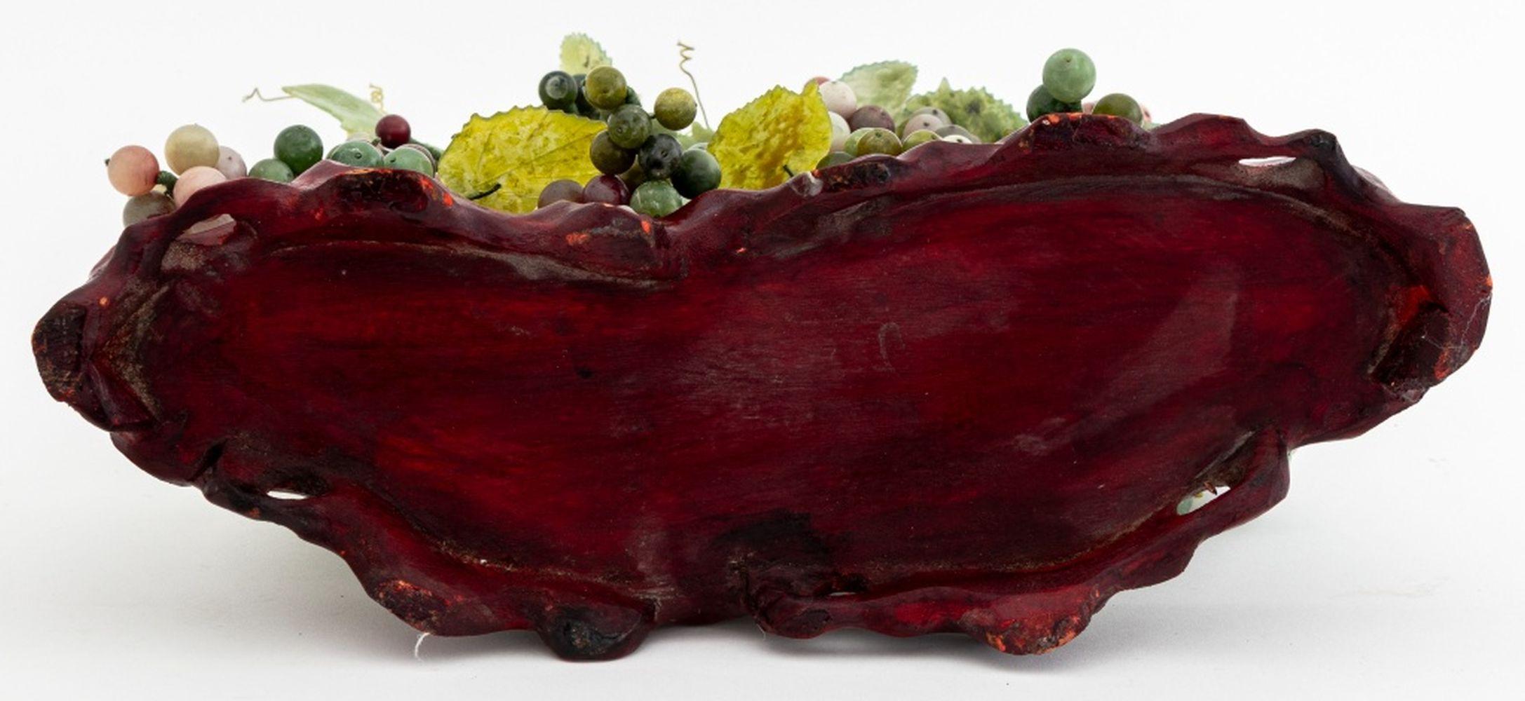 Chinese Grapevine Jade Sculpture For Sale 2