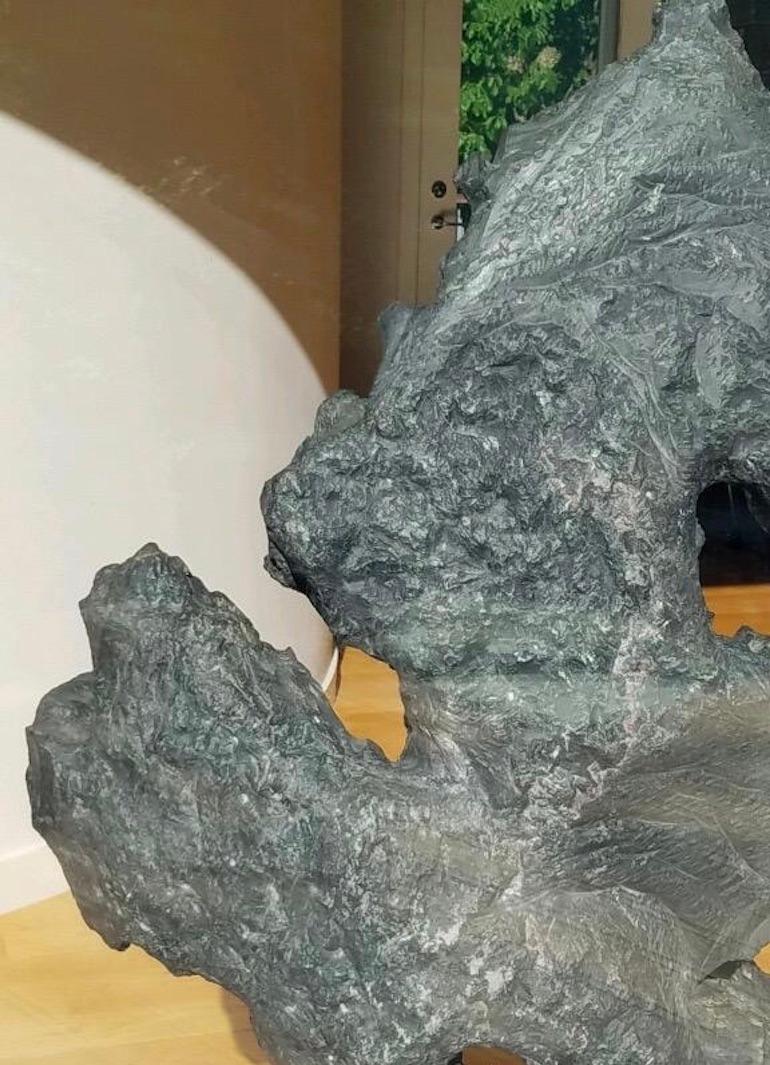 Chinese Gray Scholar's Rock In Good Condition For Sale In Hudson, NY