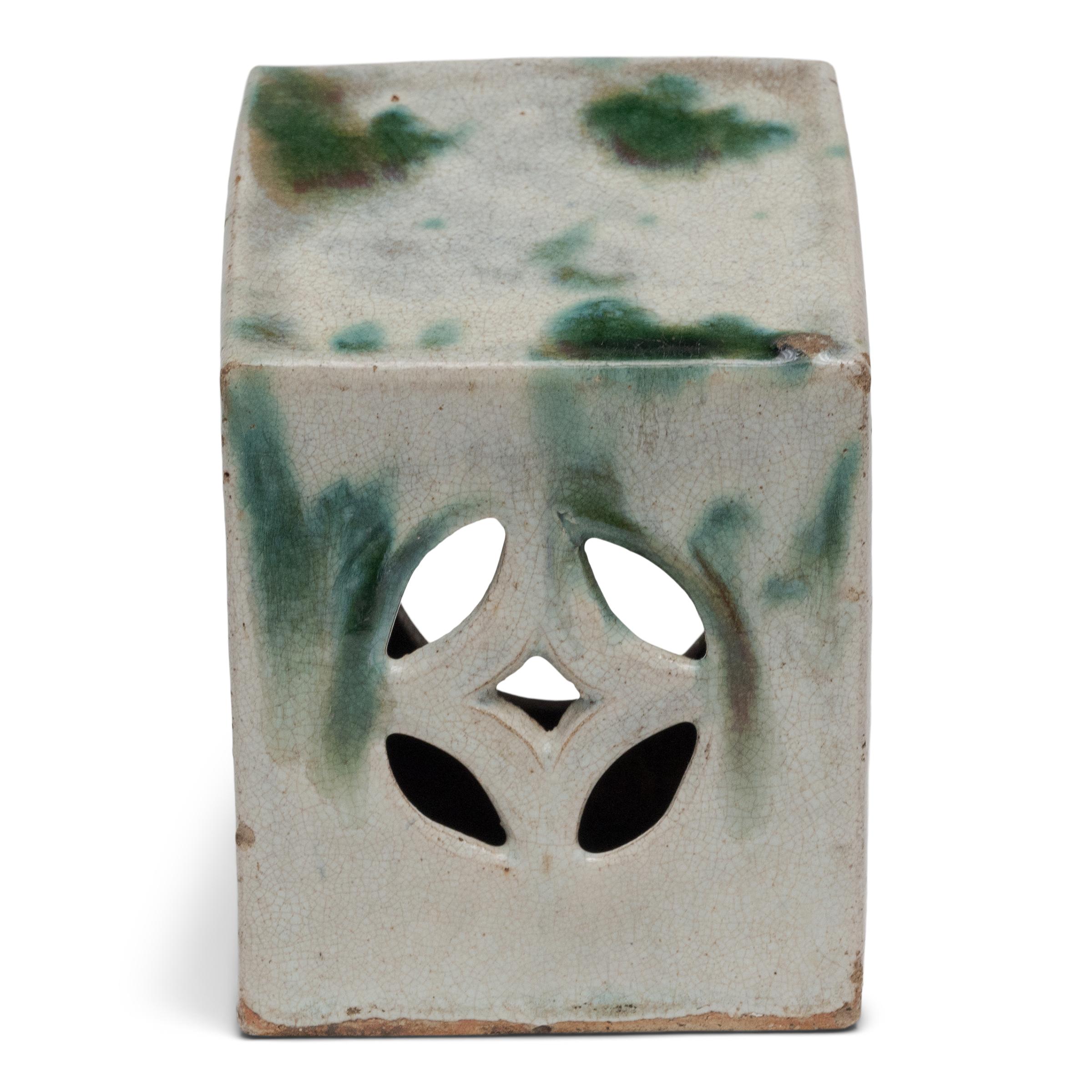 By the 18th century, opium use had become as central to Chinese social life as taking tea or smoking tobacco, fostering a subculture rich with its own customs, traditions, and exquisitely crafted accoutrements. This ceramic headrest is one such