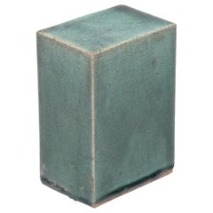 Chinese Green Glazed Ceramic Headrest, circa 1900