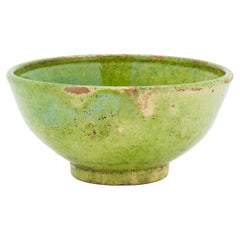 Chinese Green Glazed Footed Bowl, c. 1850