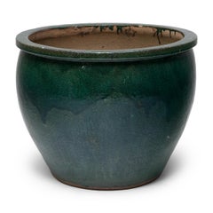 Chinese Green Glazed Garden Planter