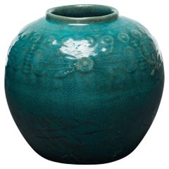 Chinese Green Glazed Salt Jar, c. 1900