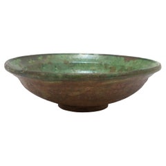 Chinese Green Glazed Terracotta Bowl, c. 1850