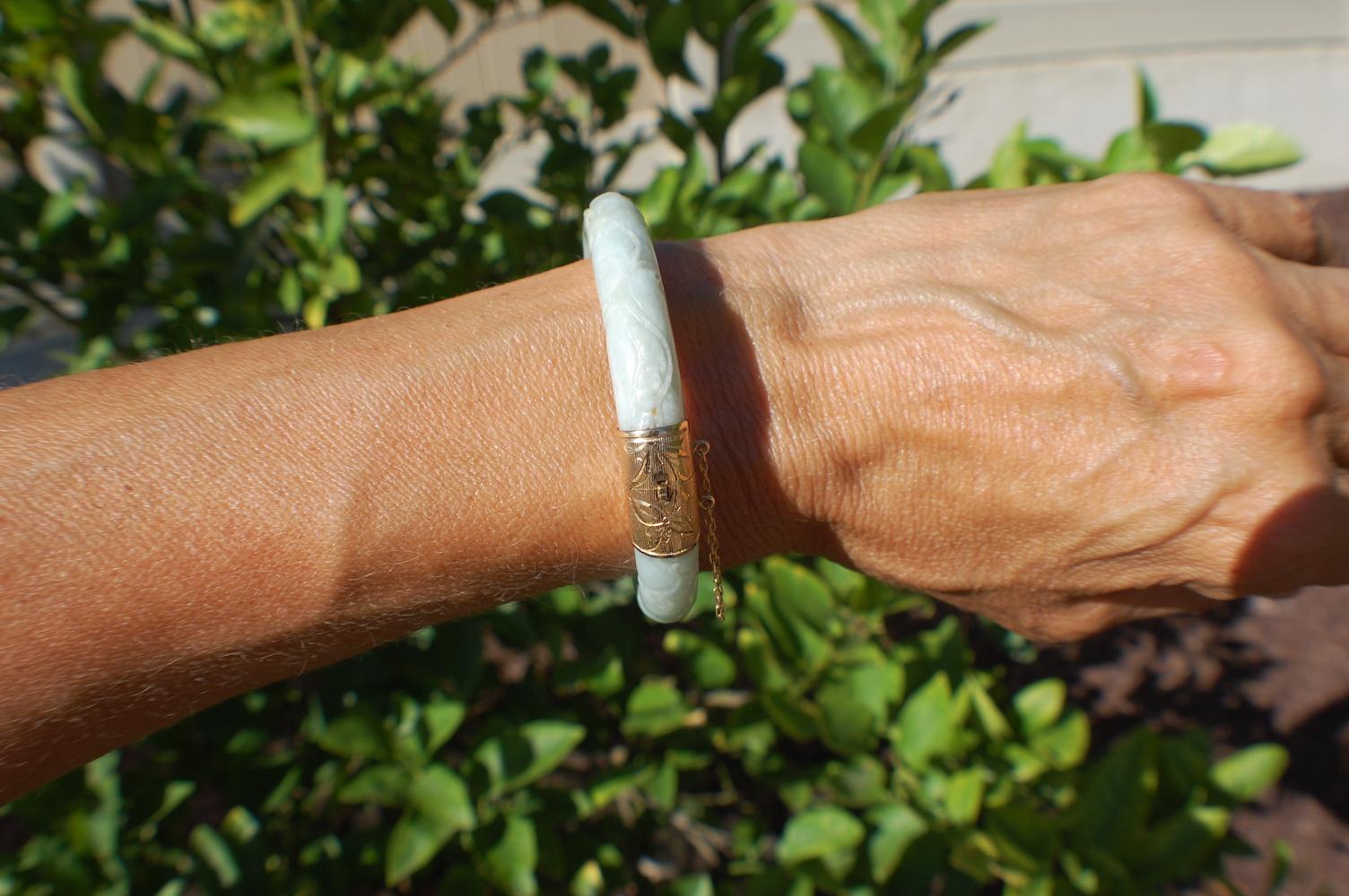 asian green bracelet