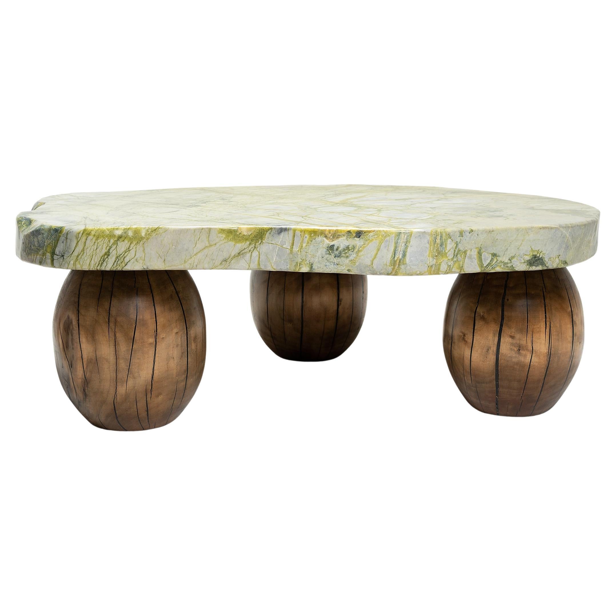 Chinese Greenery Meditation Stone Table