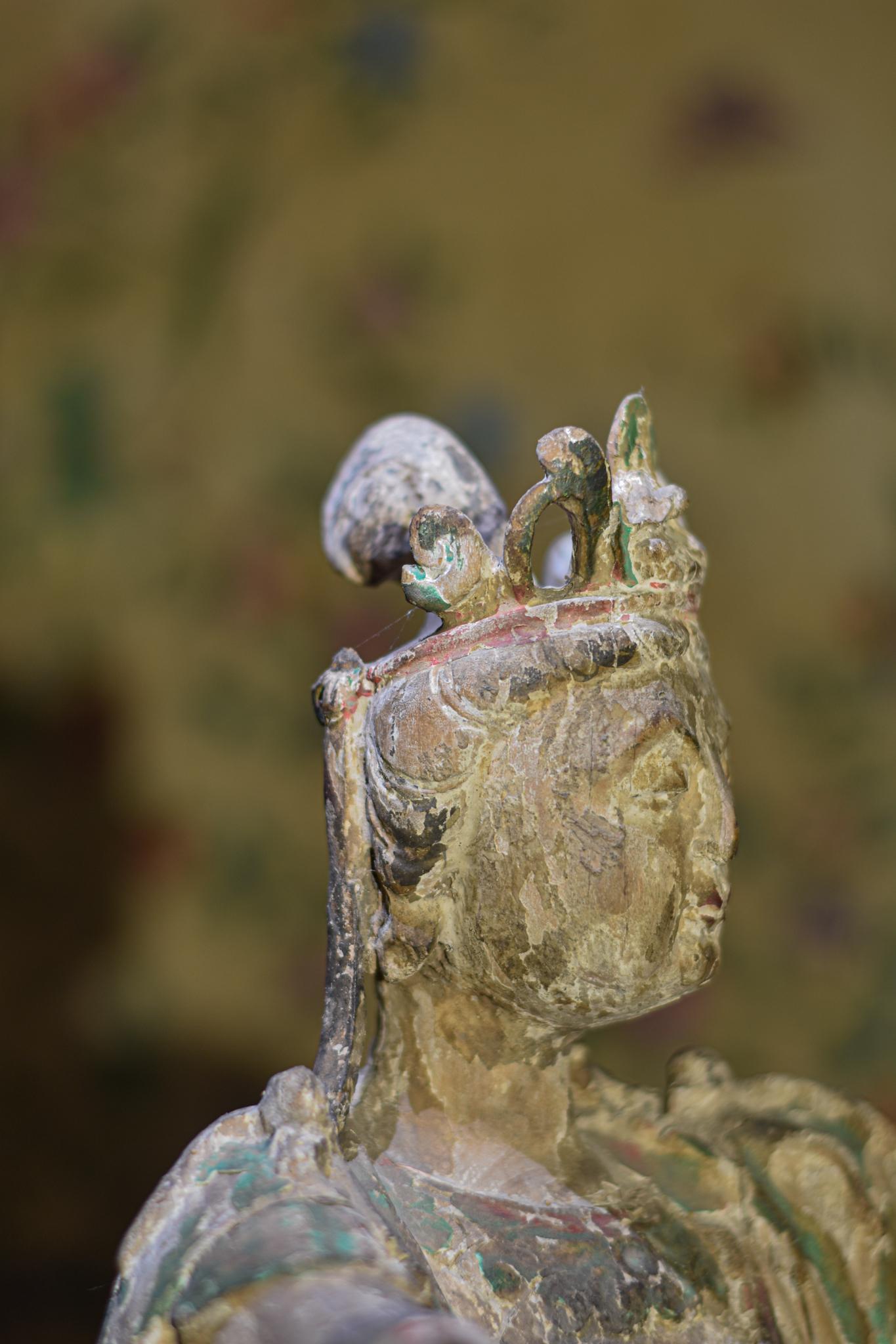 Chinesische Guan-Yin-Figur aus der frühen Ming-Dynastie im Angebot 2