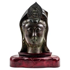 Chinese Guanyin Bodhisattva Bronze Sculpture