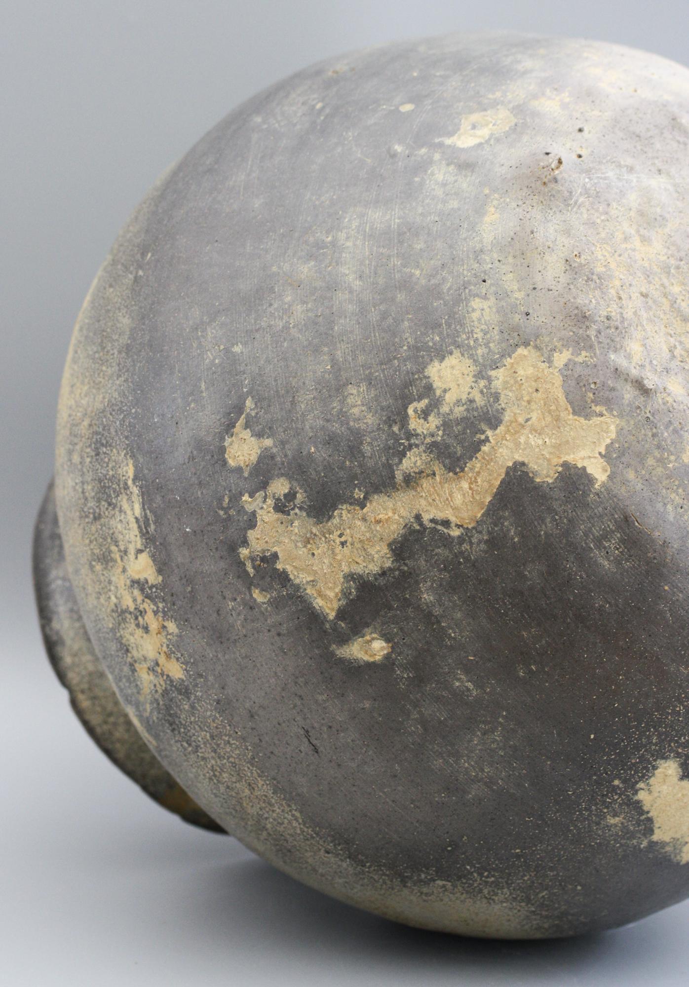 Chinese Han Dynasty Ash Glazed Pottery Jar 206BC-220AD 6