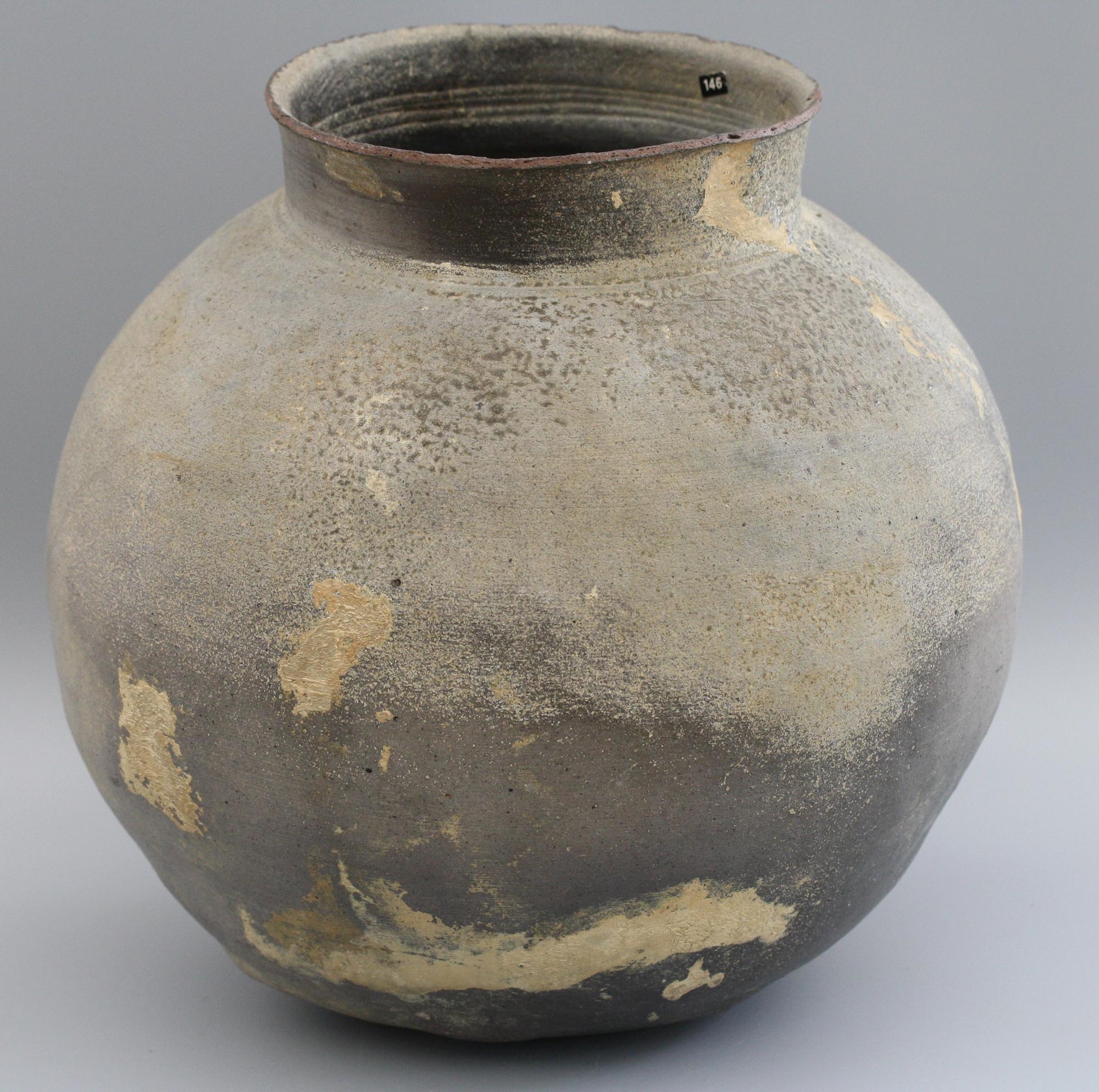 Chinese Han Dynasty Ash Glazed Pottery Jar 206BC-220AD 10