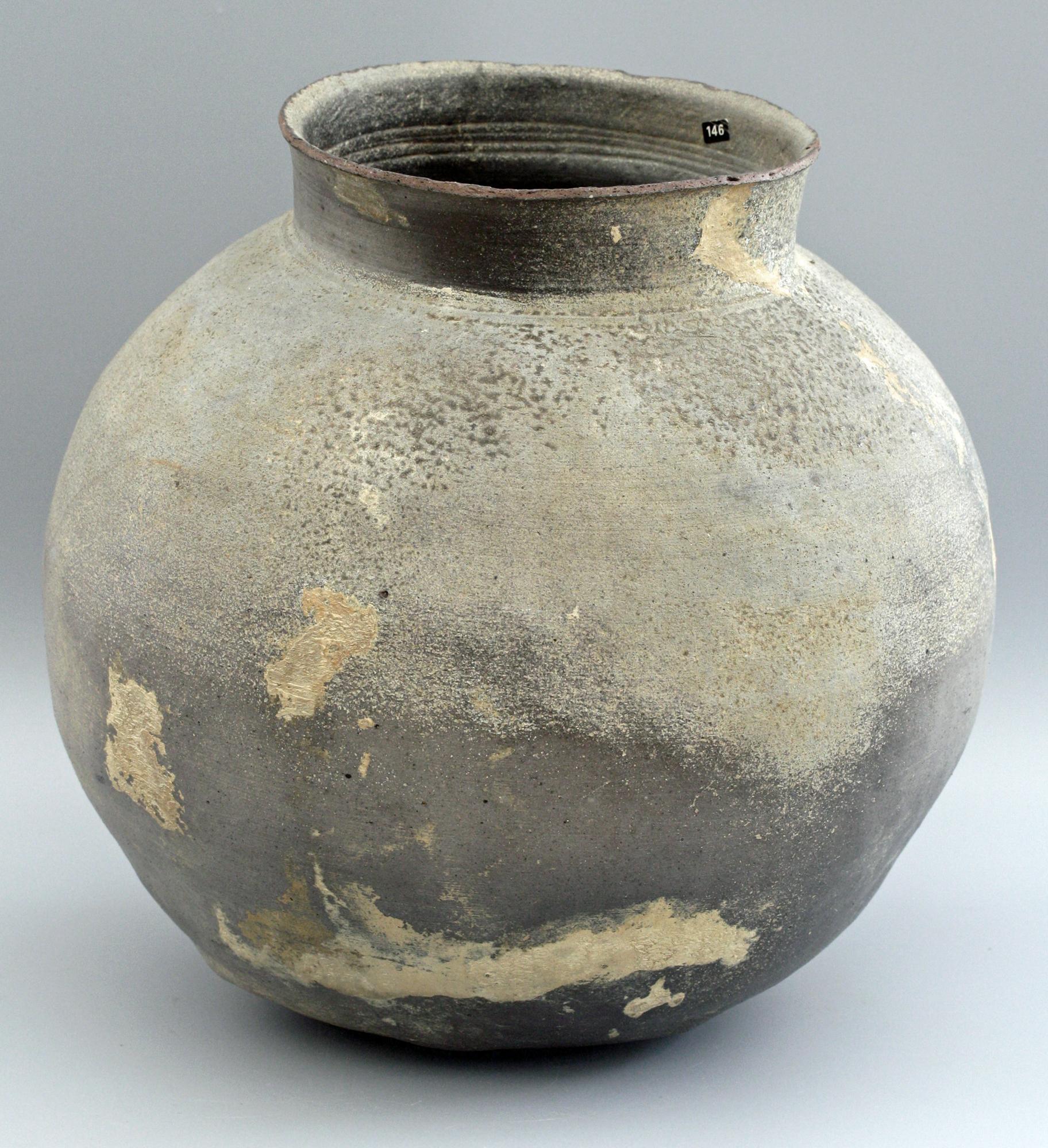 Chinese Han Dynasty Ash Glazed Pottery Jar 206BC-220AD 11