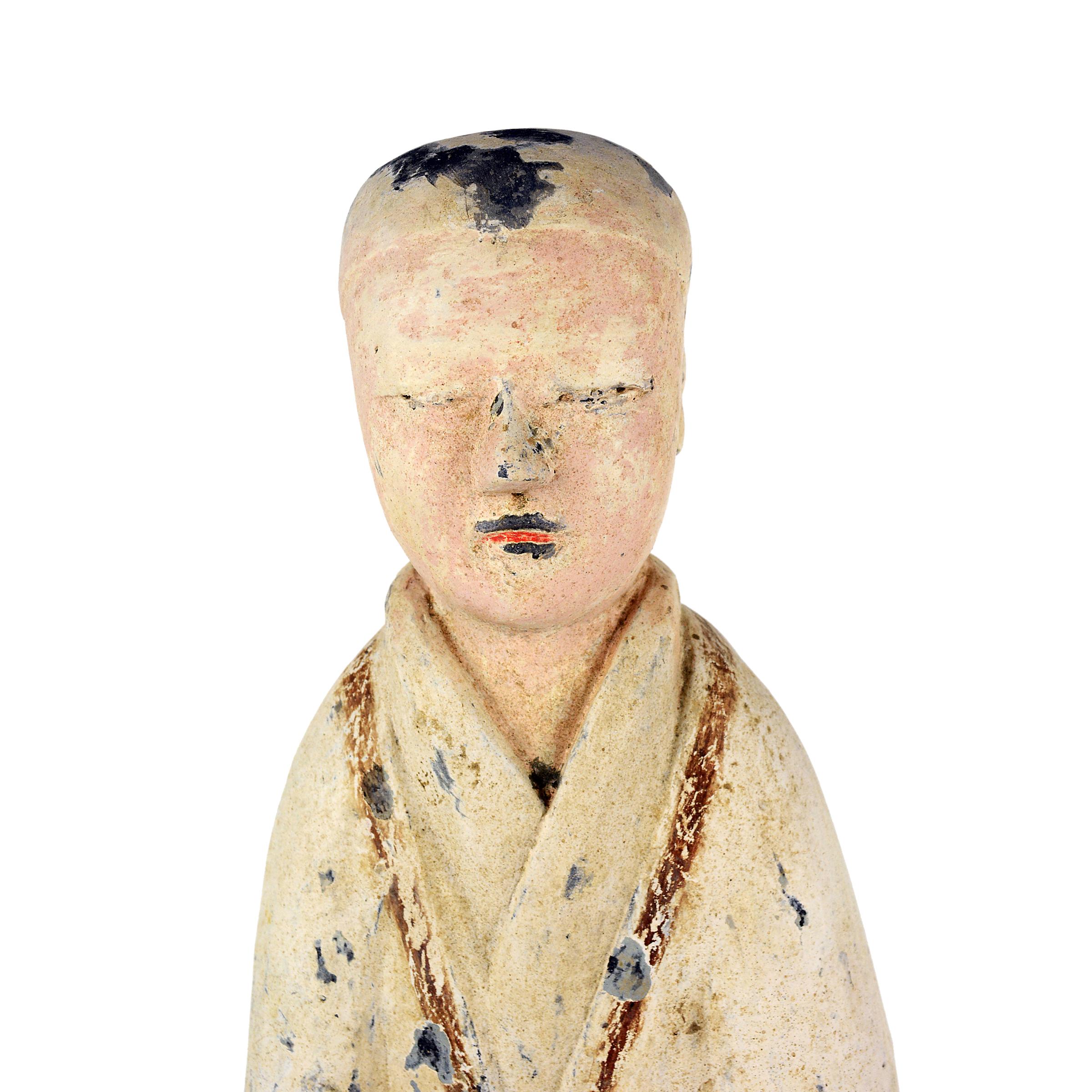 Pottery Chinese Han Dynasty Court Attendant