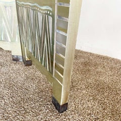 Chinese Hand Carved and Painted Native Tribal Room Divider - 4 Panels
