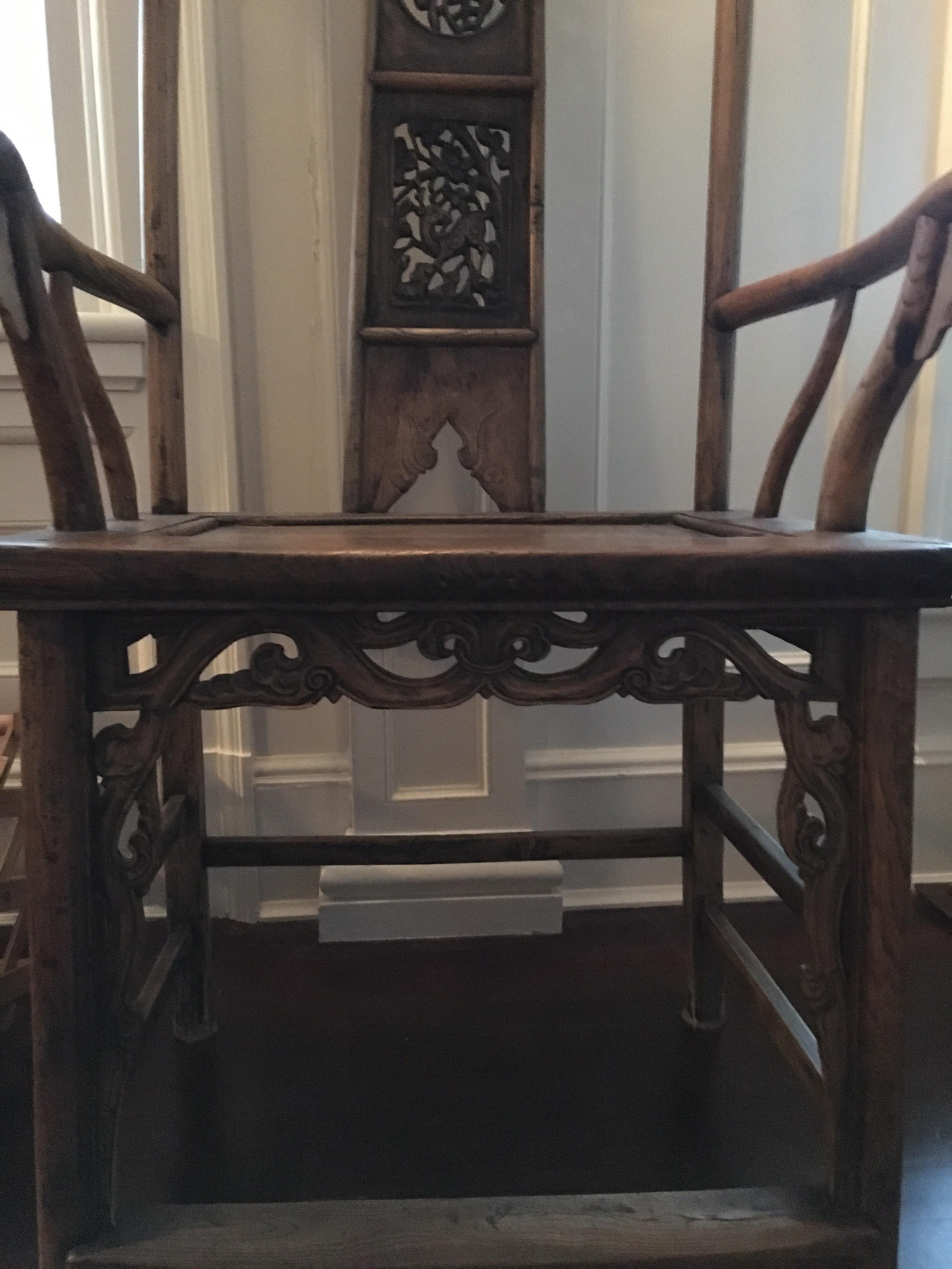 Chinese Hand Carved Nobility Chairs 2