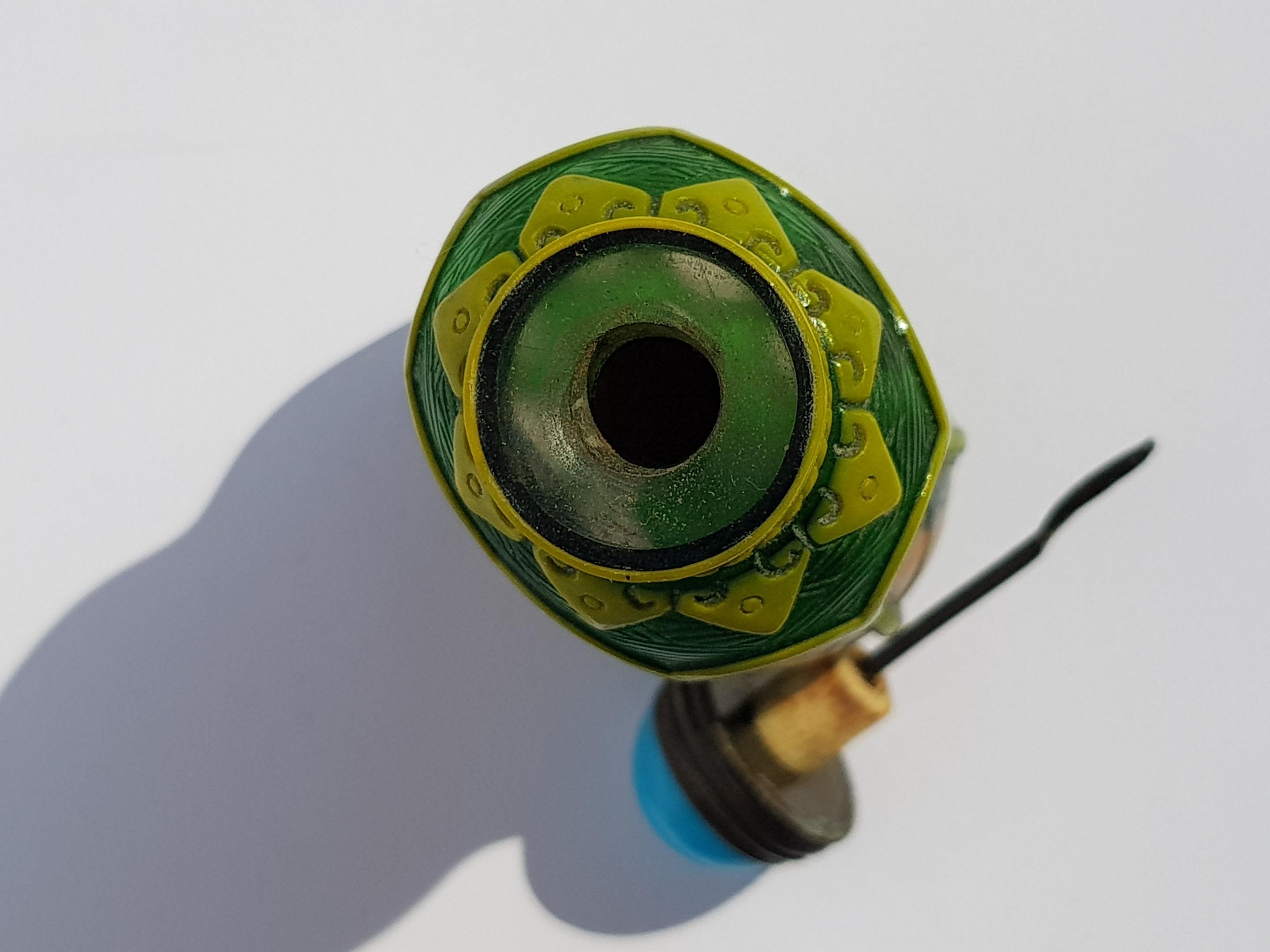 Chinese Hand Carved Peking Glass Snuff Bottle Reverse Painted Dragon Pearl Gourd For Sale 6