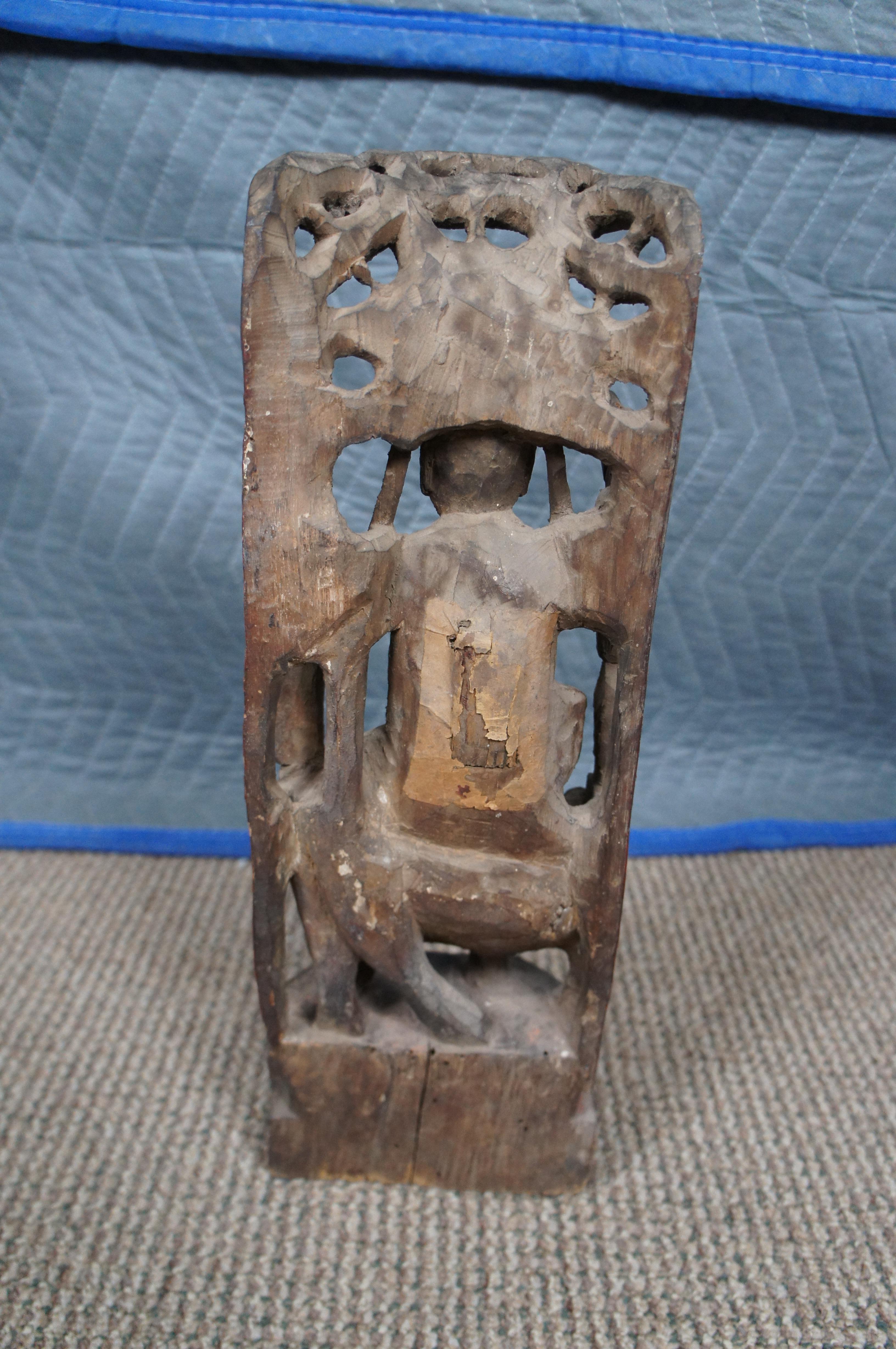 20th Century Chinese Hand Carved 