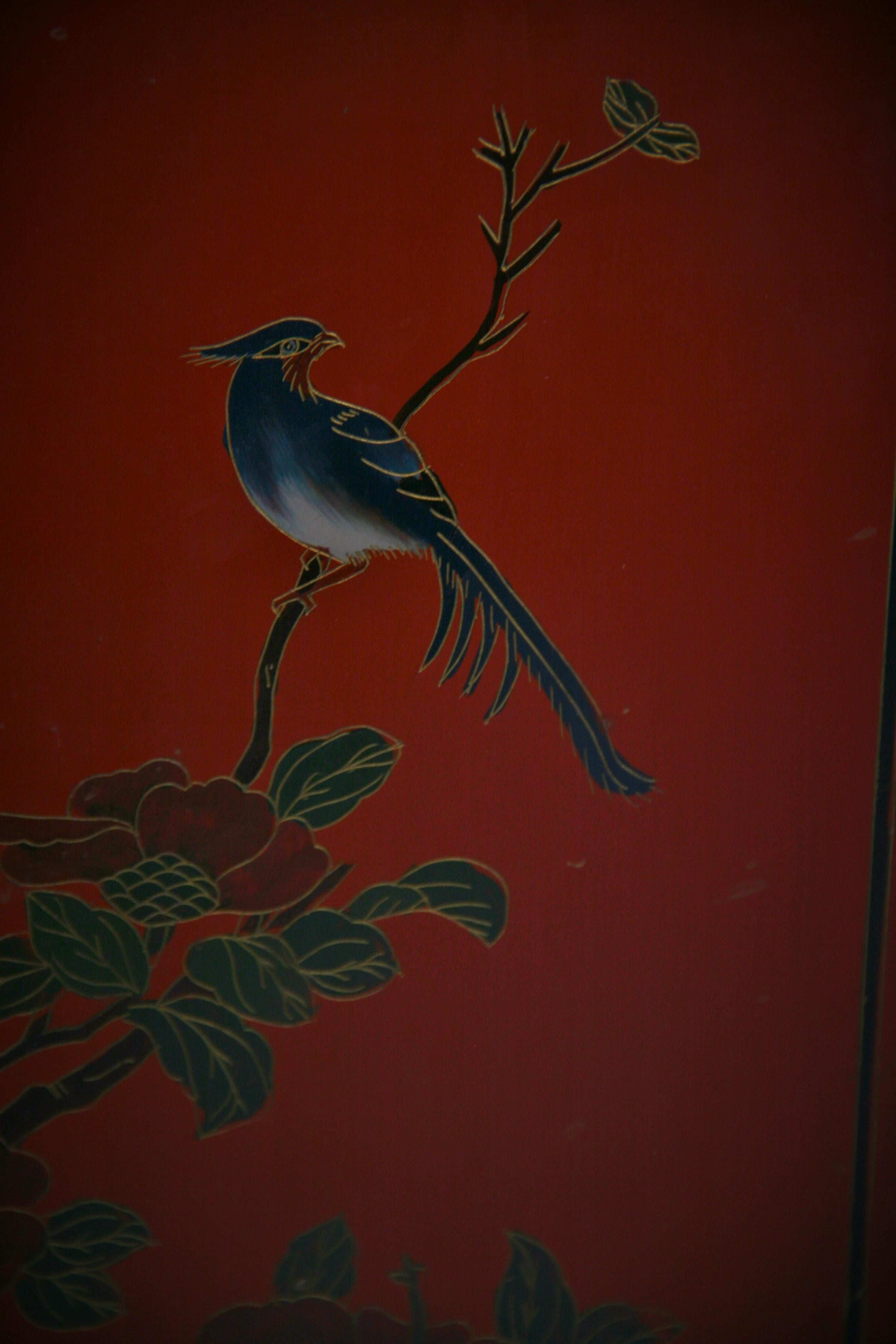 Chinese Hand Painted Cabinet/Side Table For Sale 2