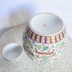 Chinese Hand Painted Porcelain Ginger Jar
