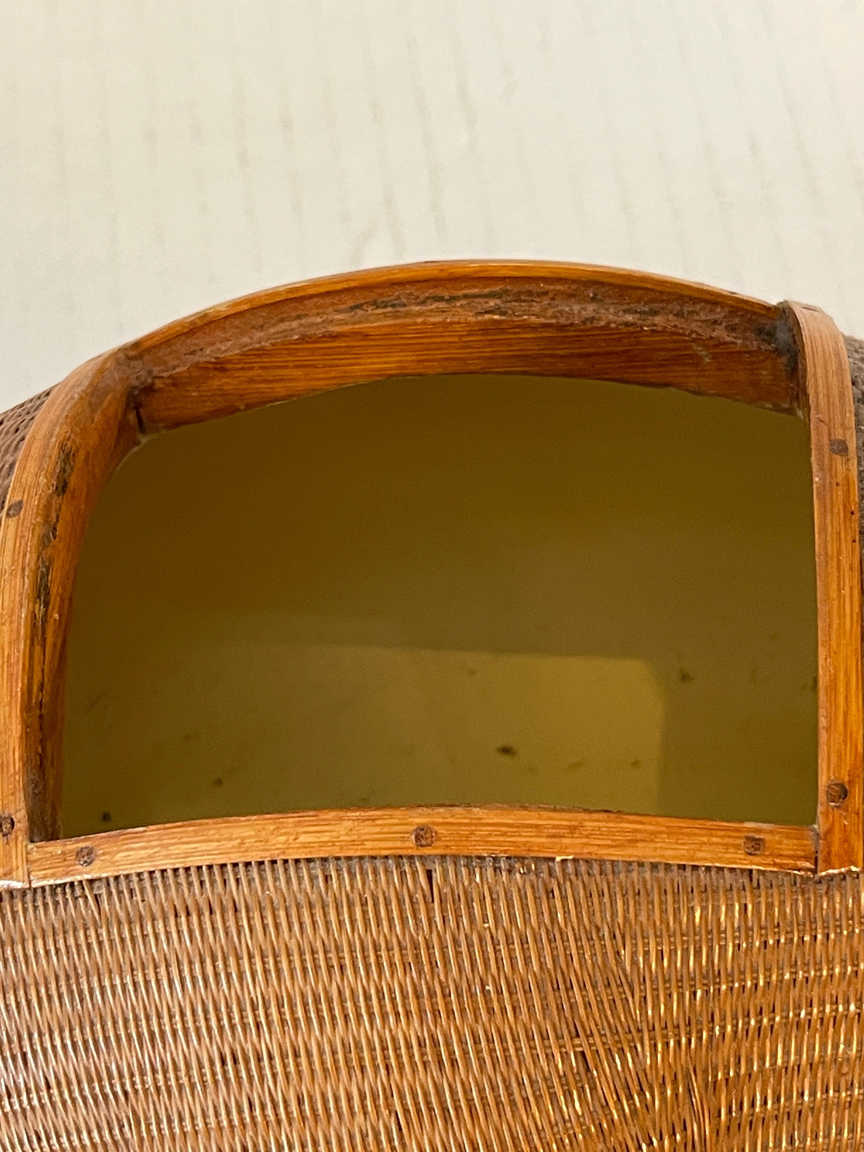 Chinese Hand Woven  Wicker Ram Box, Shanghai Collection 8