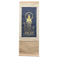 Chinese Handpainting Guanyin Scroll on Fine Paper – Traditional Buddhist Art