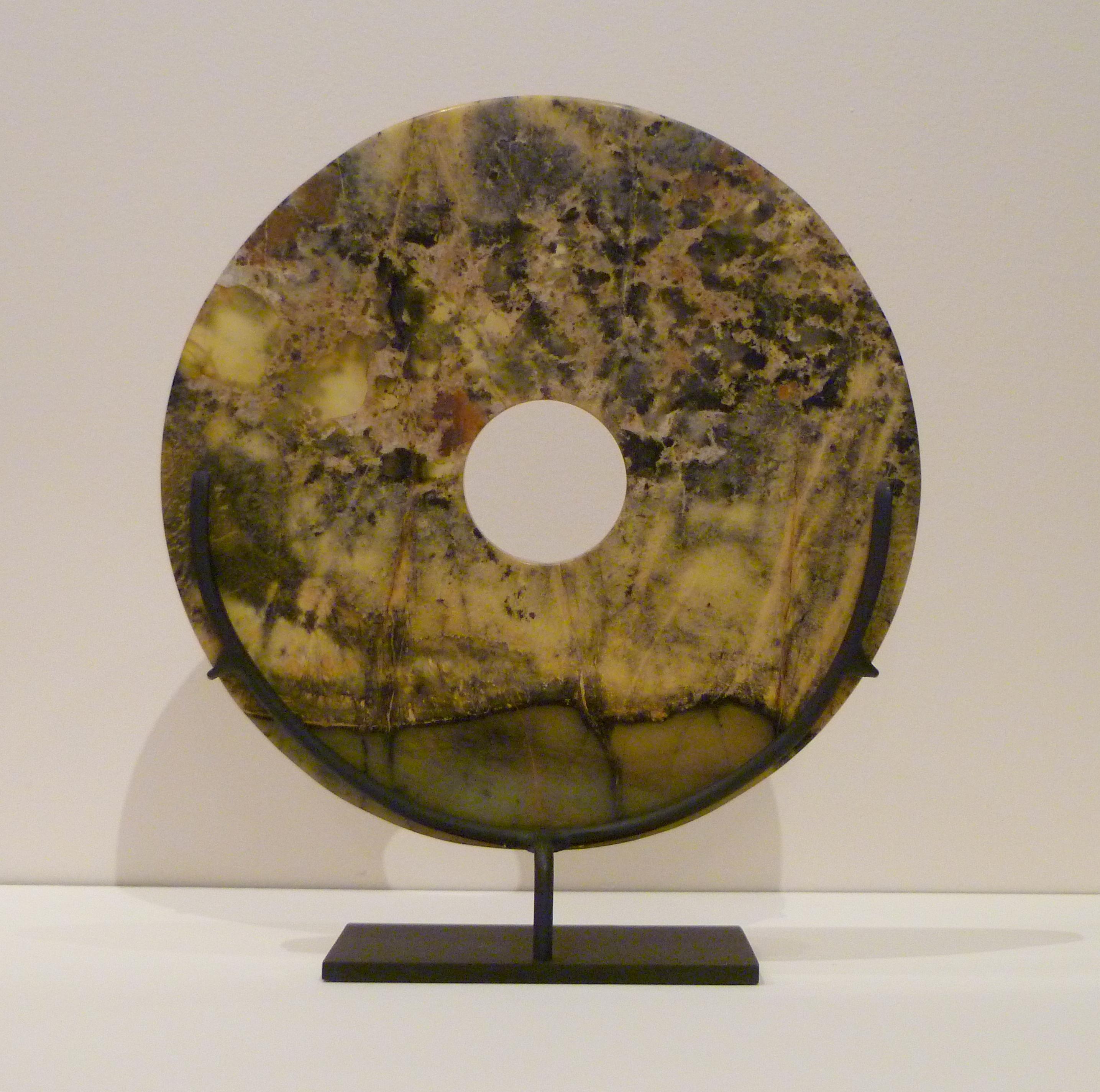 Ming Asian Hard Stone Disc