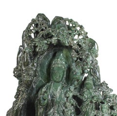Chinese Hardstone Carving of a Guanyin, China, Late 20th Century