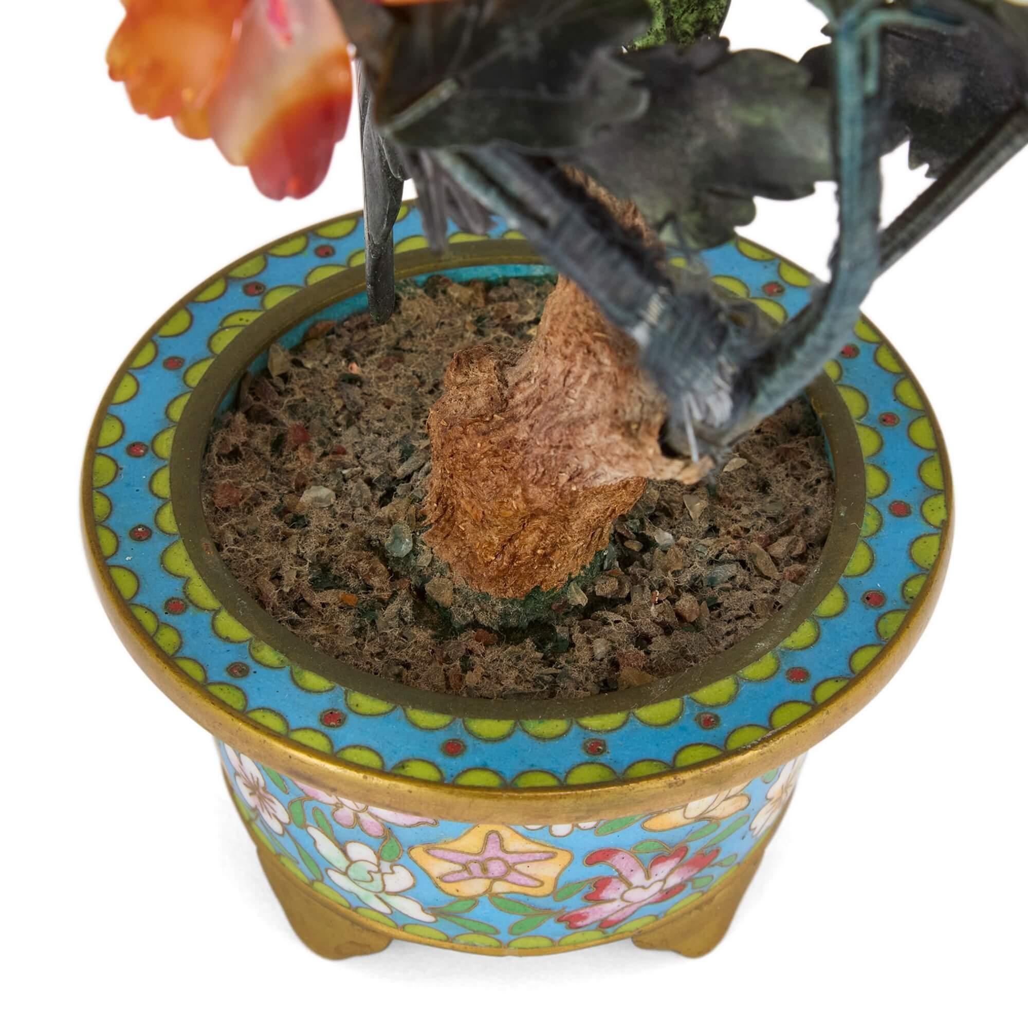 fiori con filo di ferro e smalto