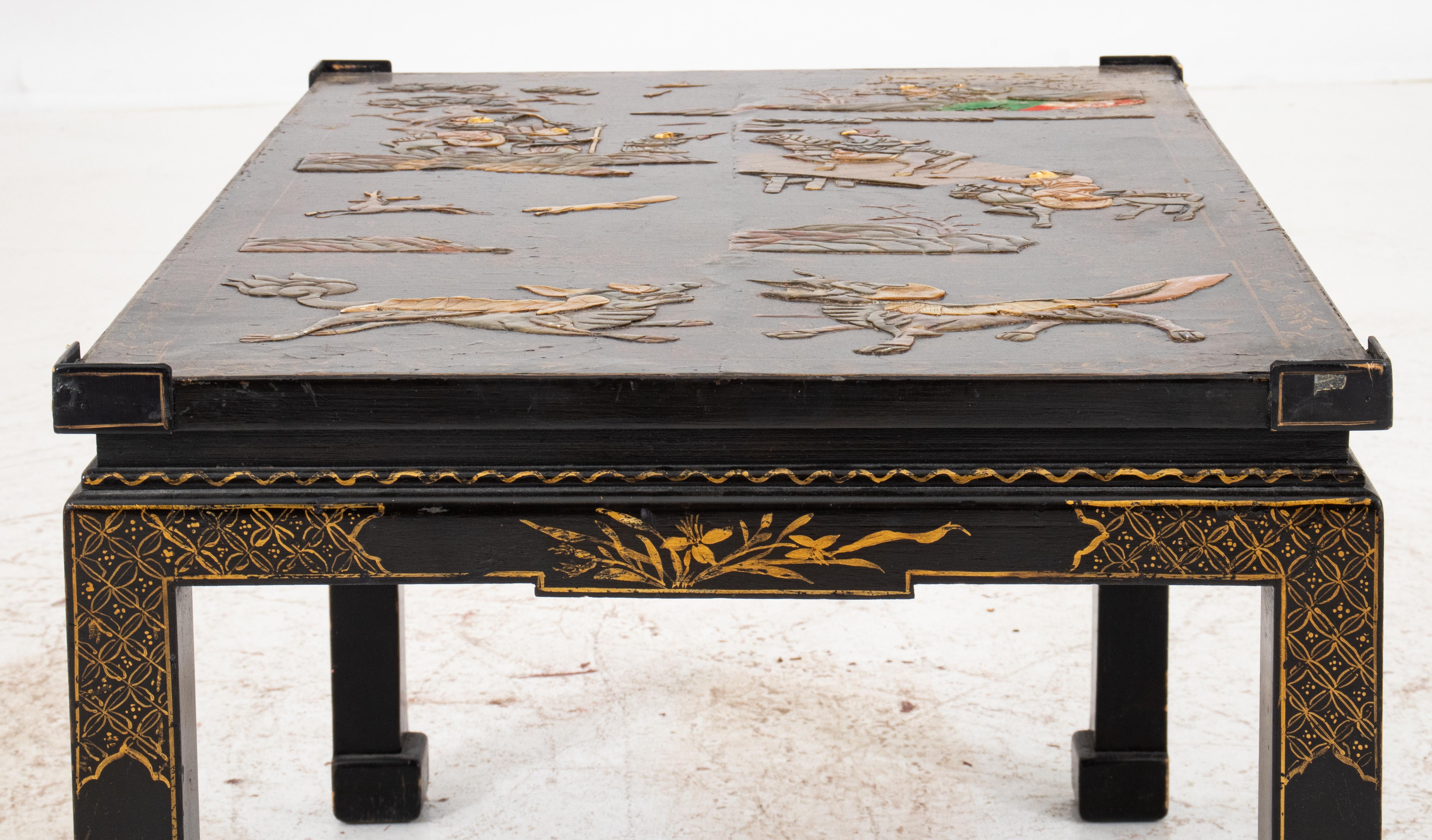 Chinese Hardstone Inlaid Panel Mounted as a Table 1