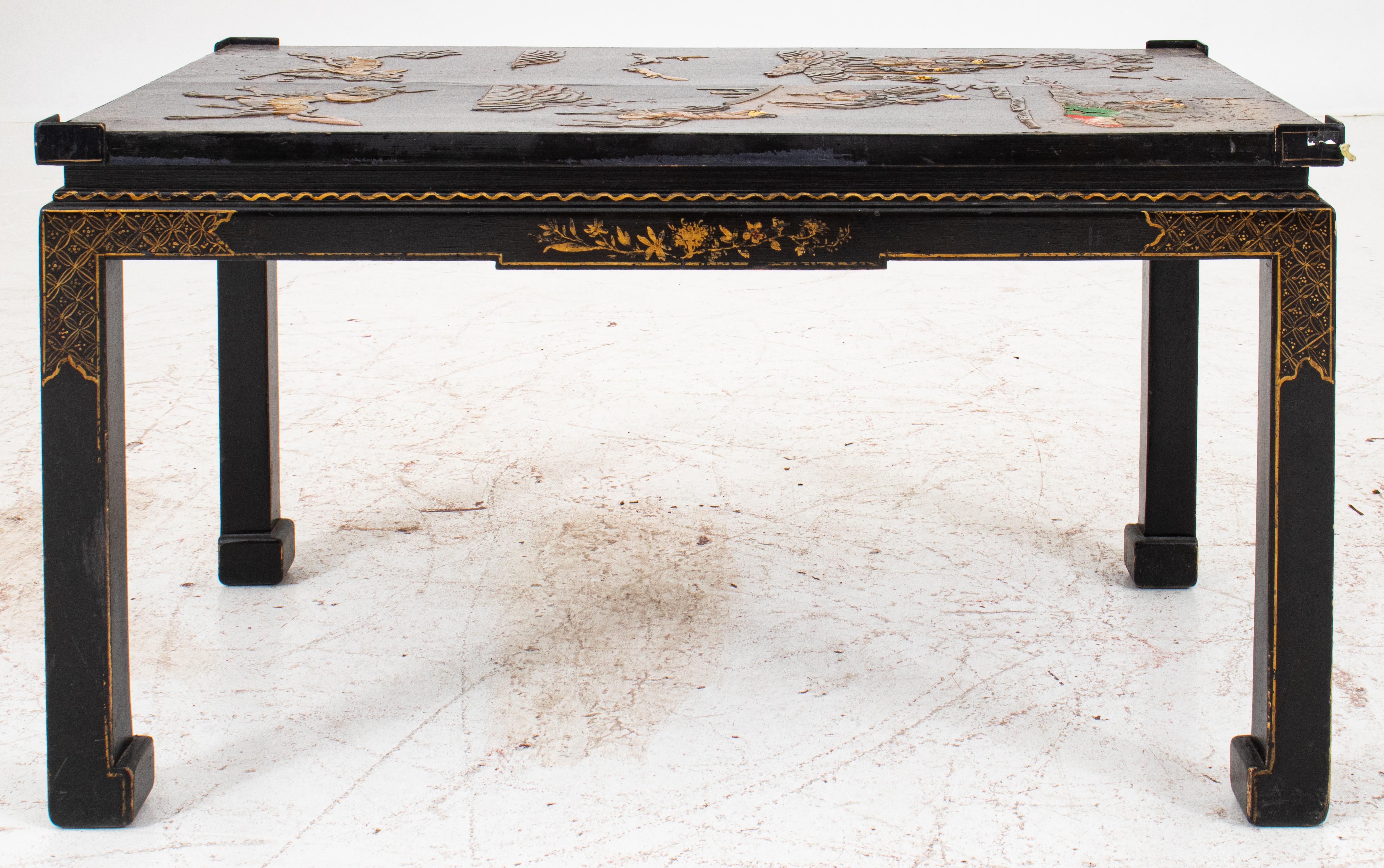 Chinese Hardstone Inlaid Panel Mounted as a Table 2