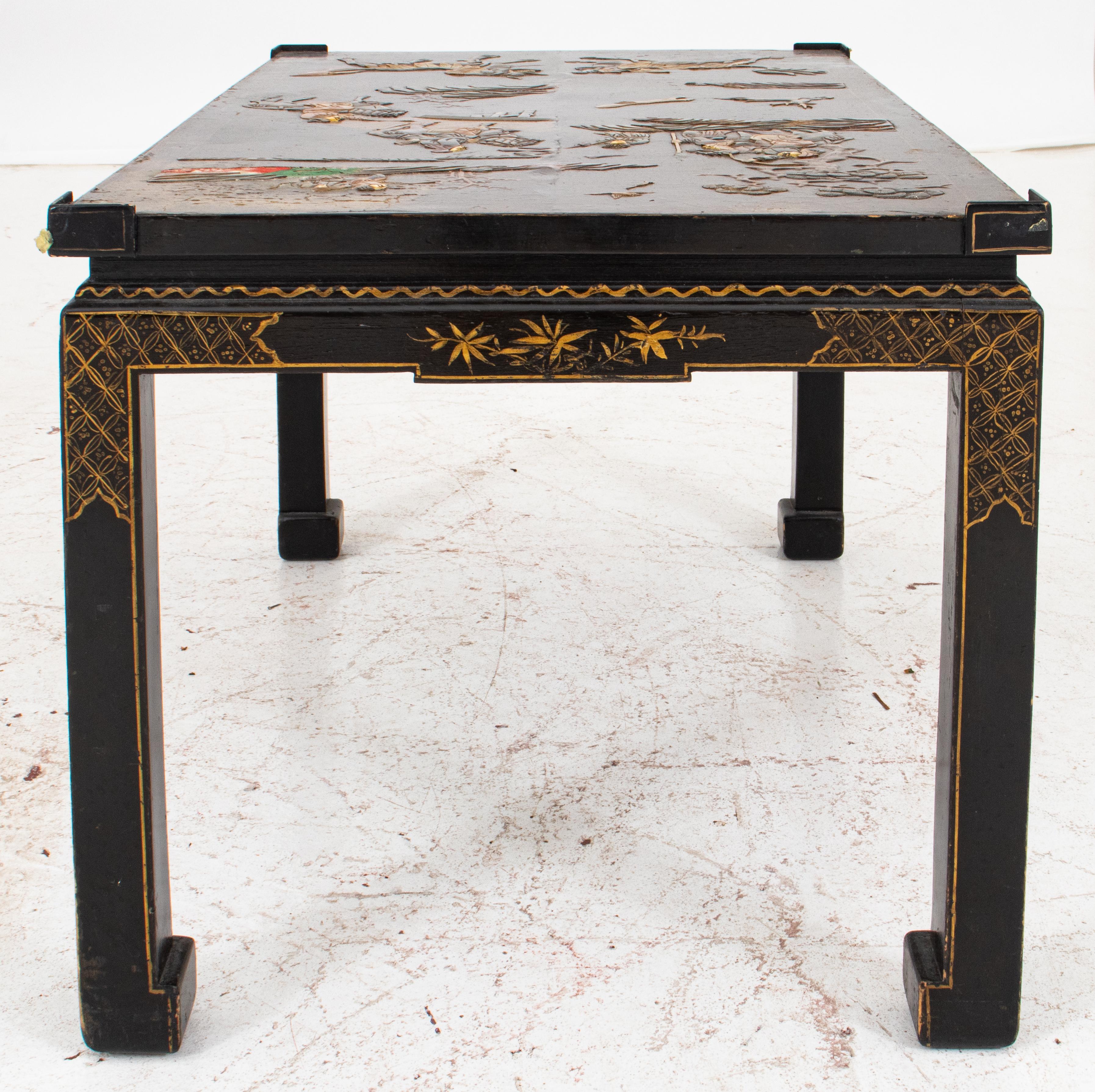 Chinese Hardstone Inlaid Panel Mounted as a Table 3