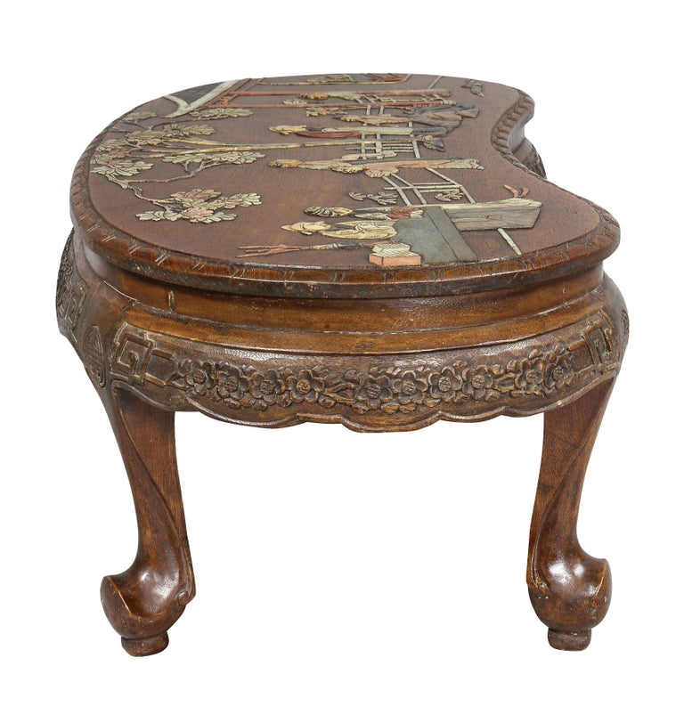 Chinese Hardstone Mounted Coffee Table For Sale 7