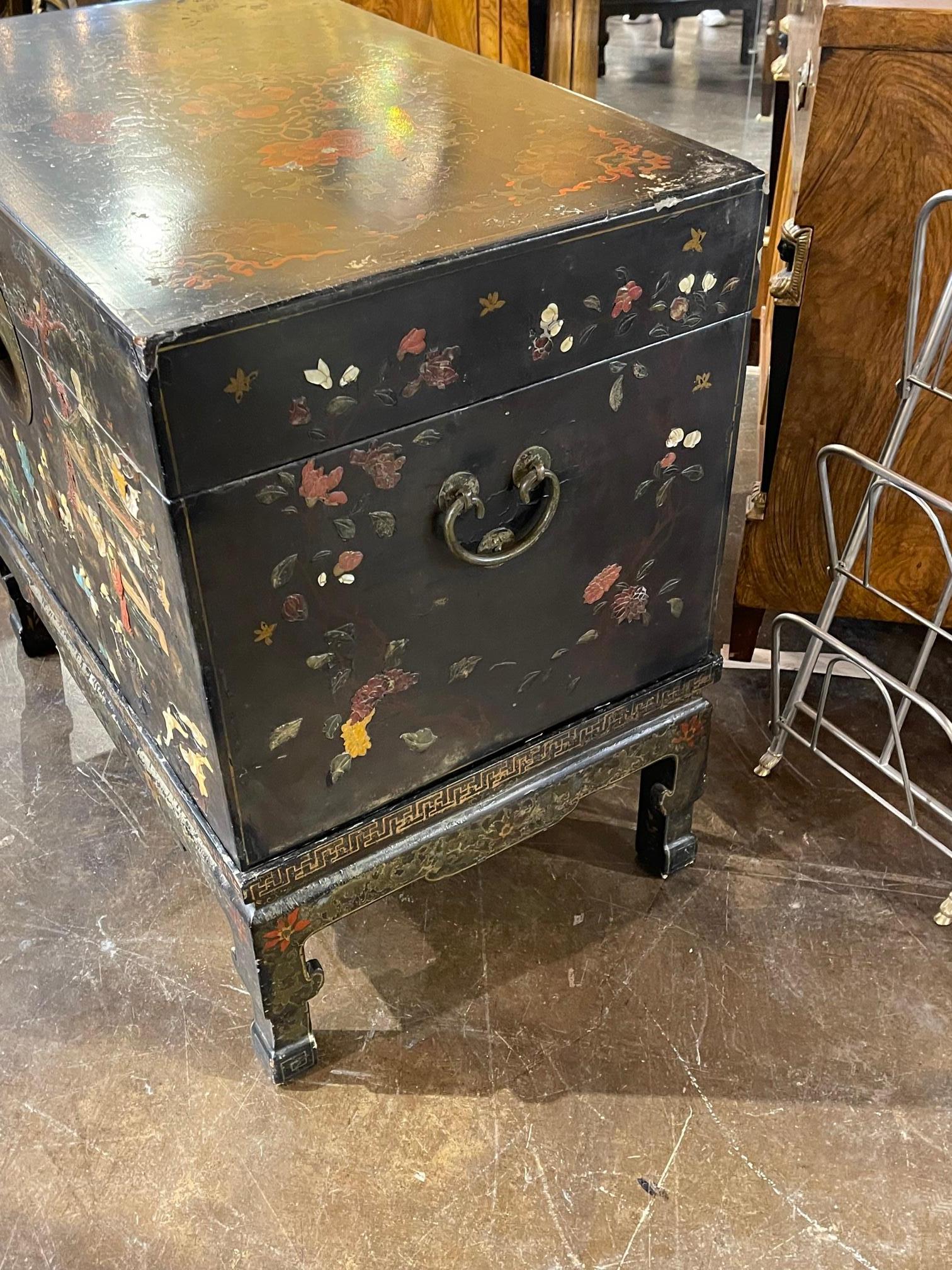 Chinese Hardstone Trunk For Sale 1
