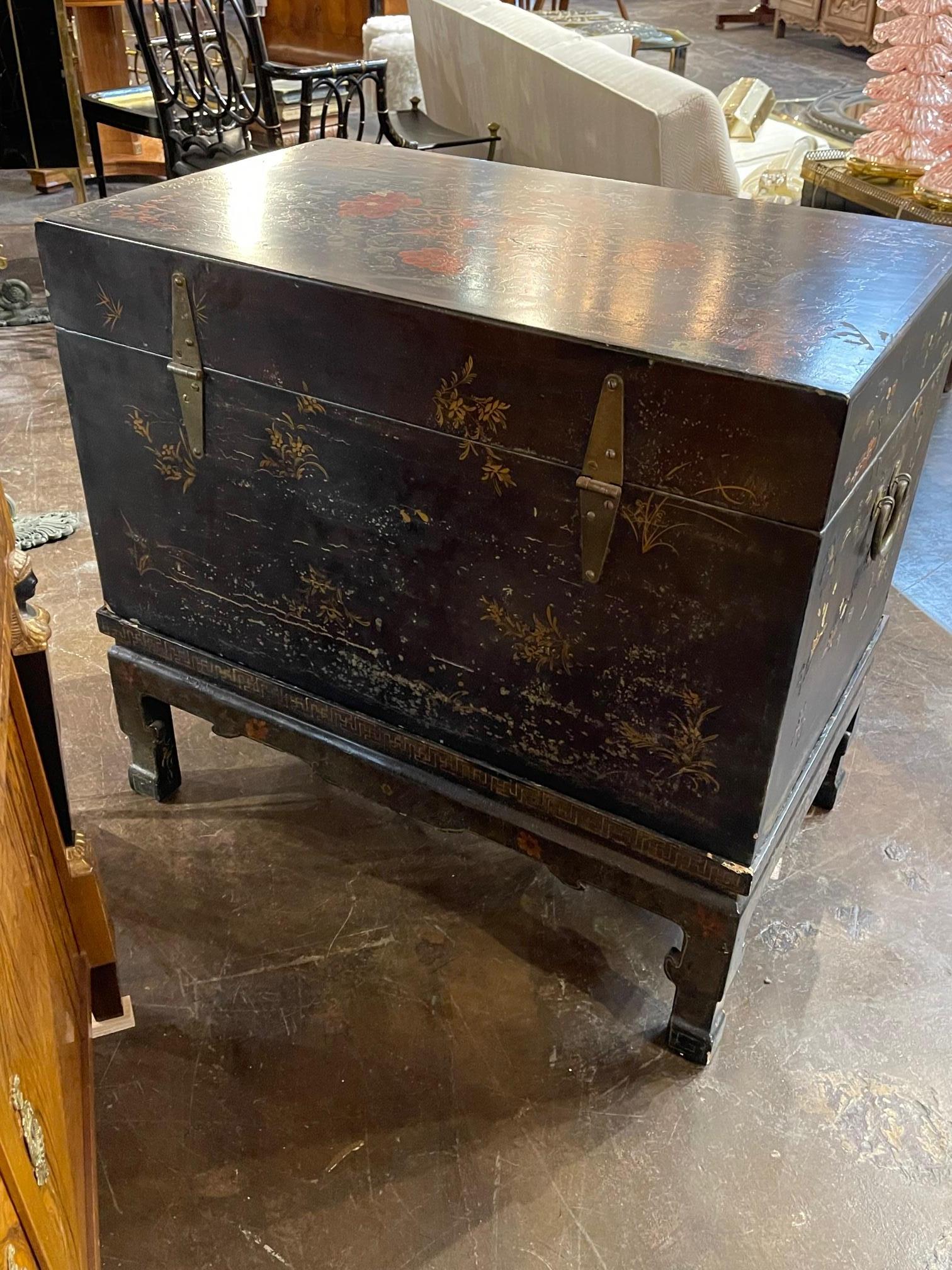 Chinese Hardstone Trunk For Sale 3