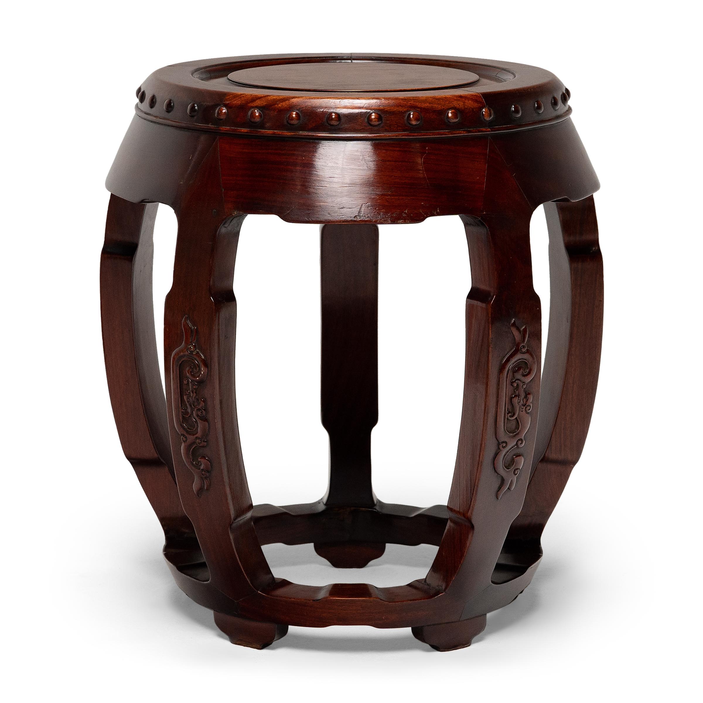 The stool is a central fixture of Chinese furniture culture. Found in a variety of materials and forms, the stool transcends class lines, as much at home in the provincial courtyard as it is in the grand hall of a wealthy estate. Whether worked from