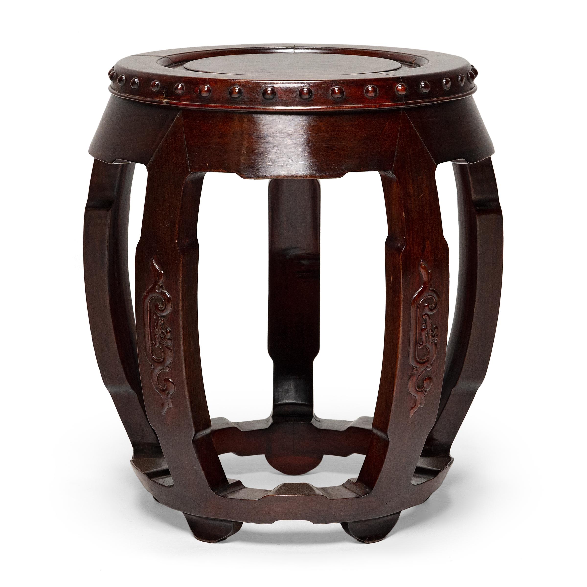 The stool is a central fixture of Chinese furniture culture. Found in a variety of materials and forms, the stool transcends class lines, as much at home in the provincial courtyard as it is in the grand hall of a wealthy estate. Whether worked from