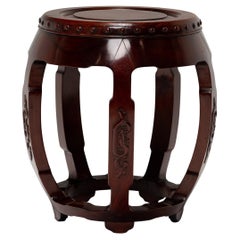 Chinese Hardwood Drum Stool