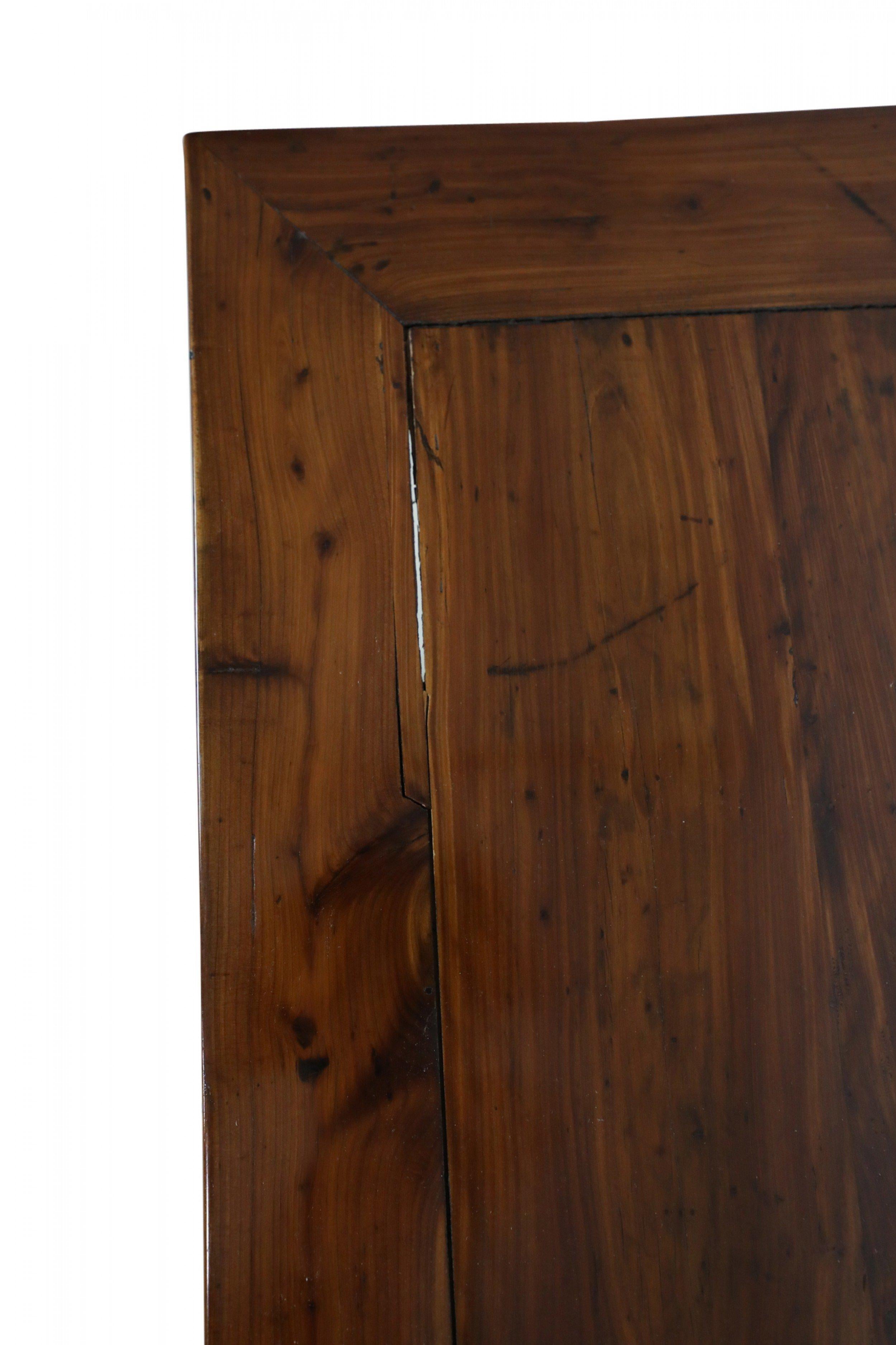 Chinese Export Chinese hardwood Long Rectangular Console Table For Sale