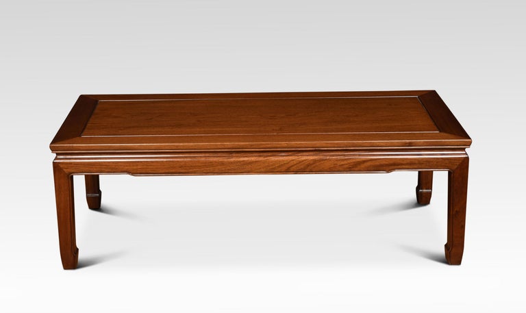 Chinese Hardwood Low Coffee Table For Sale 3