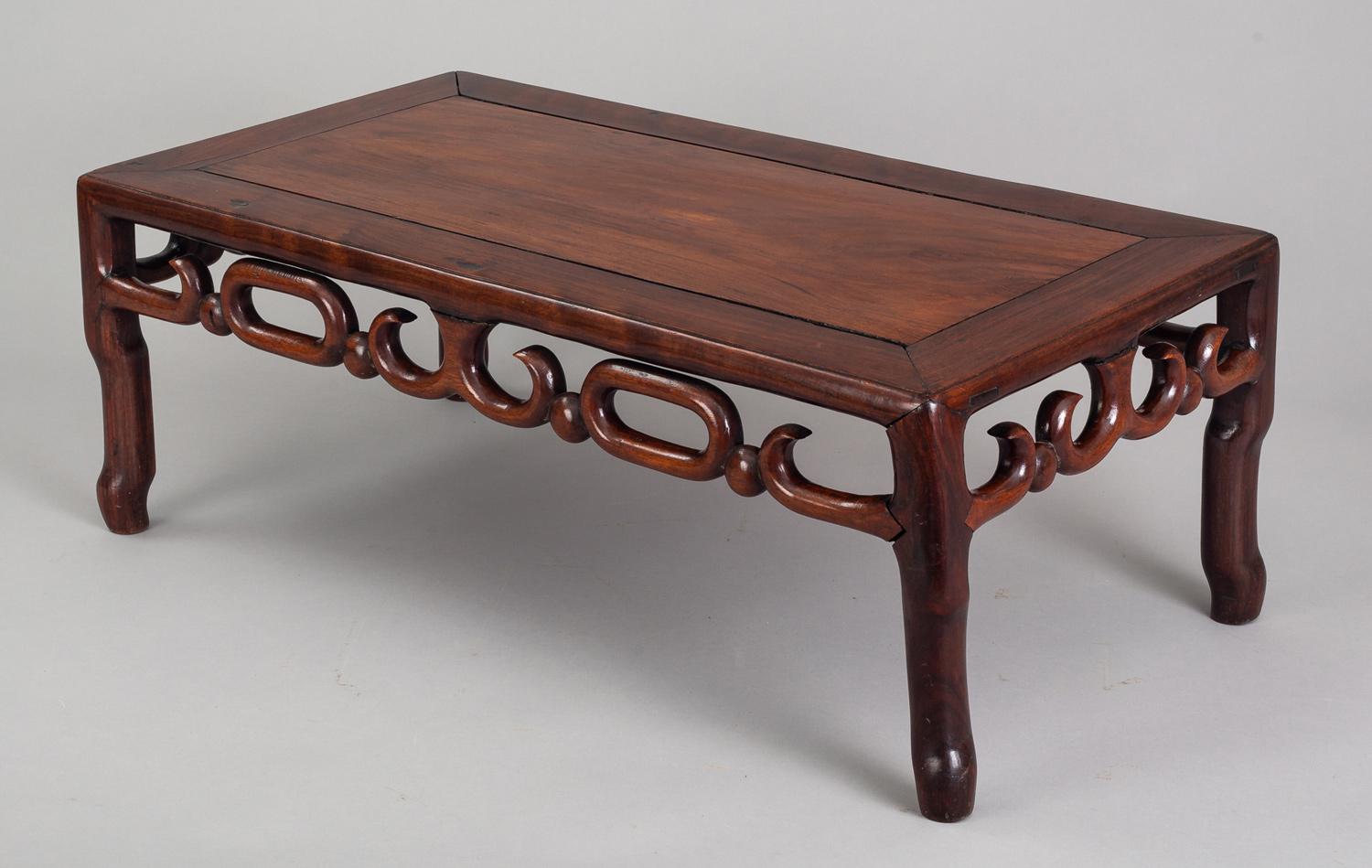 Chinese Export Chinese Hardwood Low Table For Sale