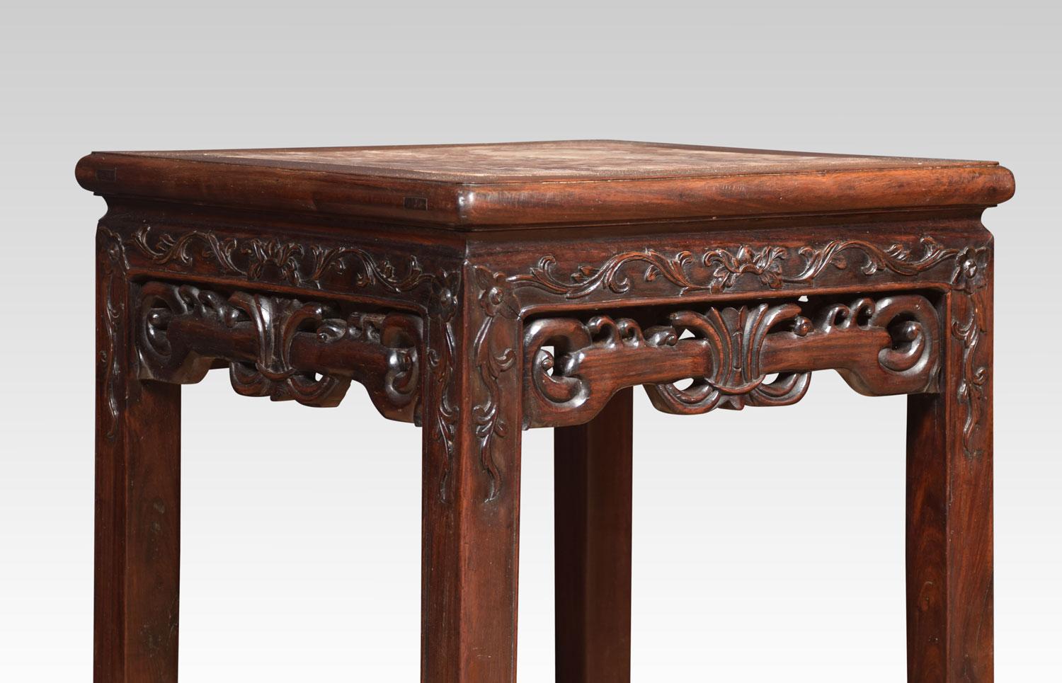 Chinese Hardwood Occasional Table 3