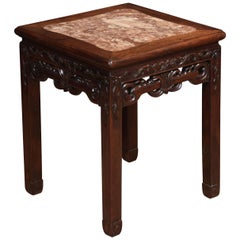 Chinese Hardwood Occasional Table Chinese Hardwood Occasional Table
