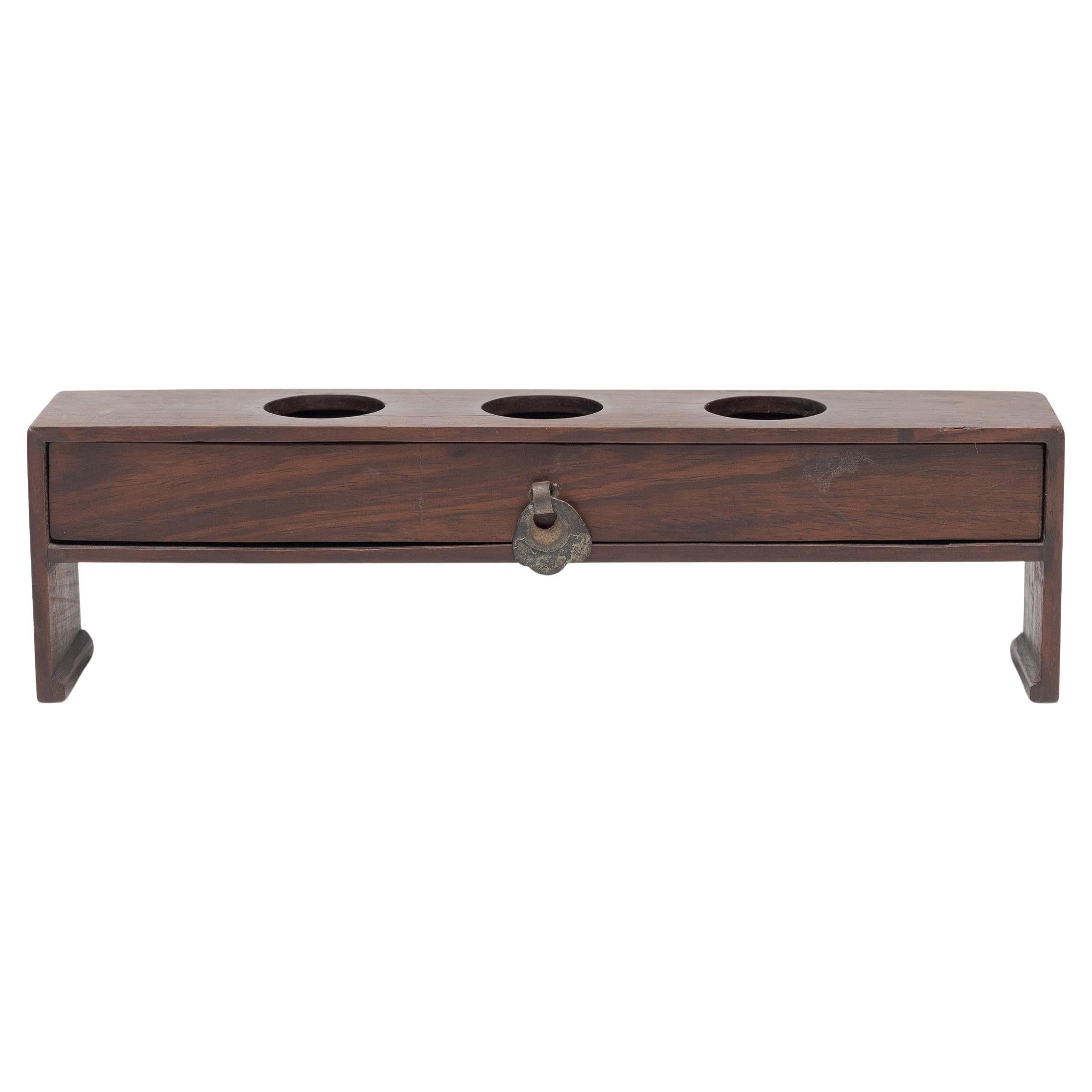 Chinese Hardwood Opium Bowl Stand, c. 1900