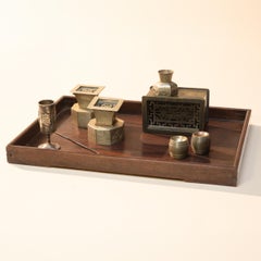 Chinese Hardwood Opium Tray, c. 1850