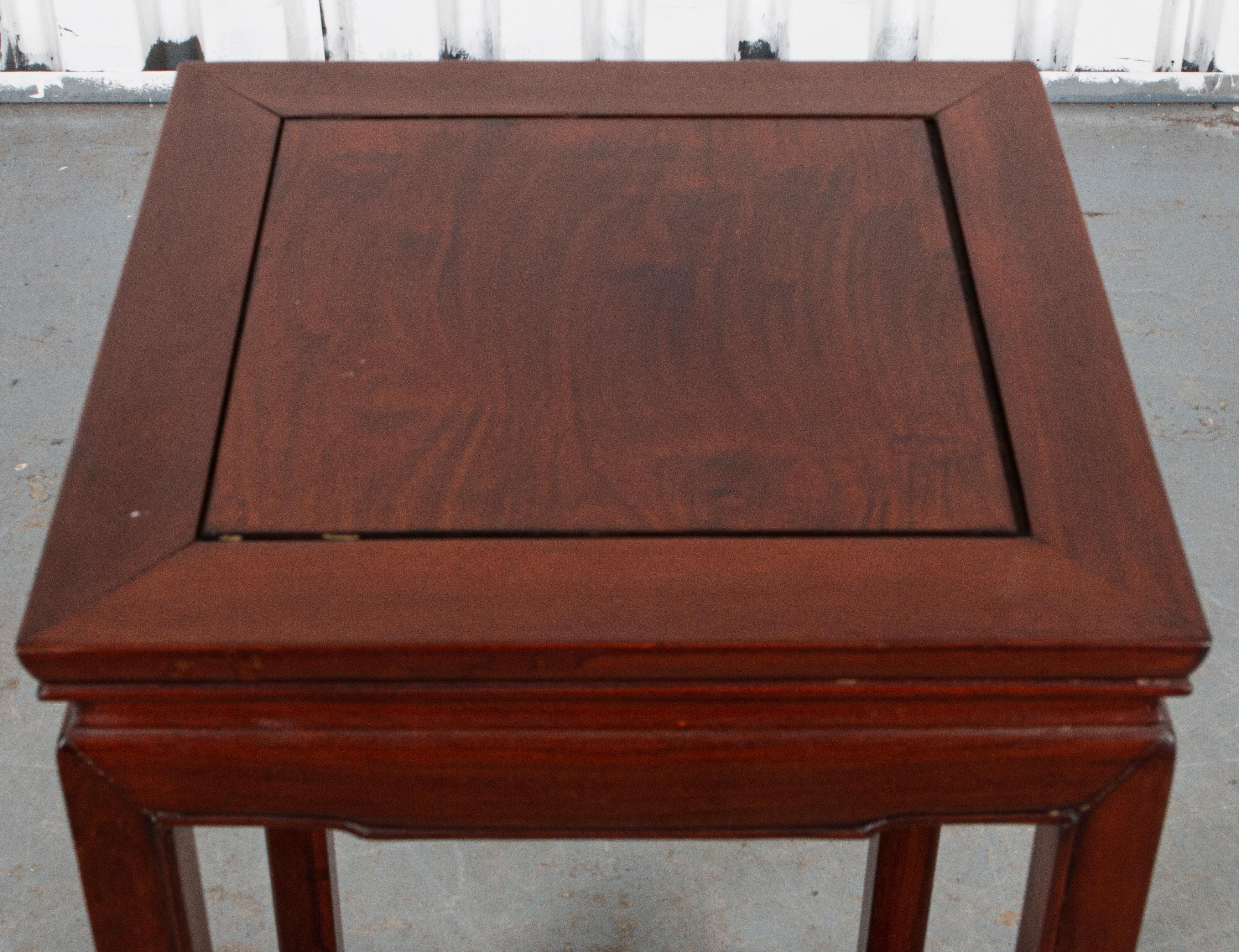 20th Century Chinese Hardwood Side Table