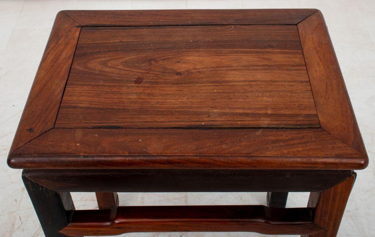 20th Century Chinese Hardwood Side Table For Sale